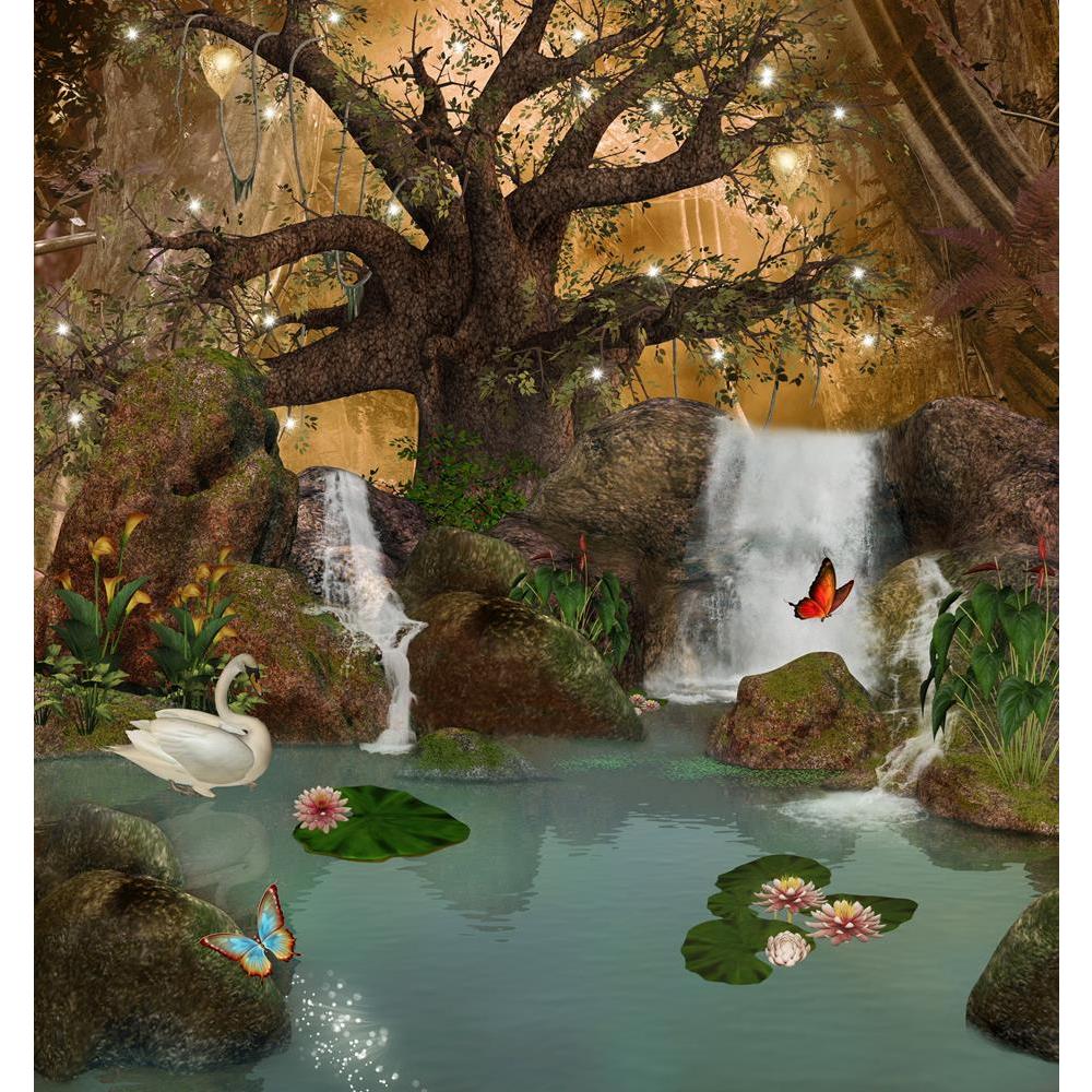 ArtzFolio Lake In The Middle Of The Forest Unframed Premium Canvas Painting-Paintings Unframed Premium-AZ5005841ART_UN_RF_R-0-Image Code 5005841 Vishnu Image Folio Pvt Ltd, IC 5005841, ArtzFolio, Paintings Unframed Premium, Conceptual, Landscapes, Digital Art, lake, in, the, middle, of, forest, unframed, premium, canvas, painting, large, size, print, wall, for, living, room, without, frame, decorative, poster, art, pitaara, box, drawing, photography, amazonbasics, big, kids, designer, office, reception, rep
