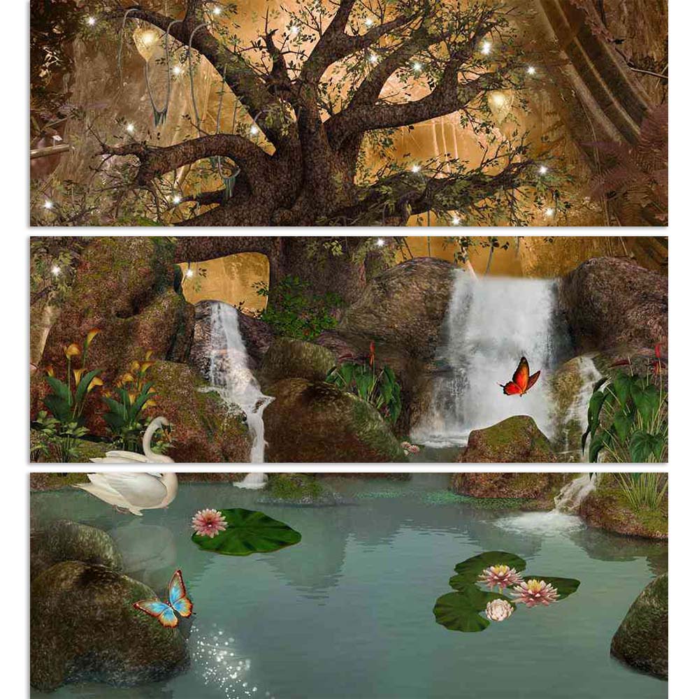 ArtzFolio Lake In The Middle Of The Forest Split Art Painting Panel on Sunboard-Split Art Panels-AZ5005841SPL_FR_RF_R-0-Image Code 5005841 Vishnu Image Folio Pvt Ltd, IC 5005841, ArtzFolio, Split Art Panels, Conceptual, Landscapes, Digital Art, lake, in, the, middle, of, forest, split, art, painting, panel, on, sunboard, framed, canvas, print, wall, for, living, room, with, frame, poster, pitaara, box, large, size, drawing, big, office, reception, photography, kids, designer, decorative, amazonbasics, repri