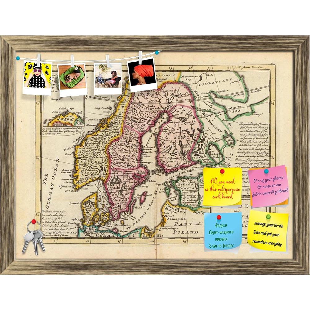 ArtzFolio Photo of an Antique Map Of Scandinavia 1736 Printed Bulletin Board Notice Pin Board Soft Board | Framed-Bulletin Boards Framed-AZ5005842BLB_FR_RF_R-0-Image Code 5005842 Vishnu Image Folio Pvt Ltd, IC 5005842, ArtzFolio, Bulletin Boards Framed, Places, Vintage, Photography, photo, of, an, antique, map, scandinavia, 1736, printed, bulletin, board, notice, pin, soft, framed, age, america, ancient, antiquity, atlantic, atlas, background, book, border, cartography, city, country, detail, drawing, engla
