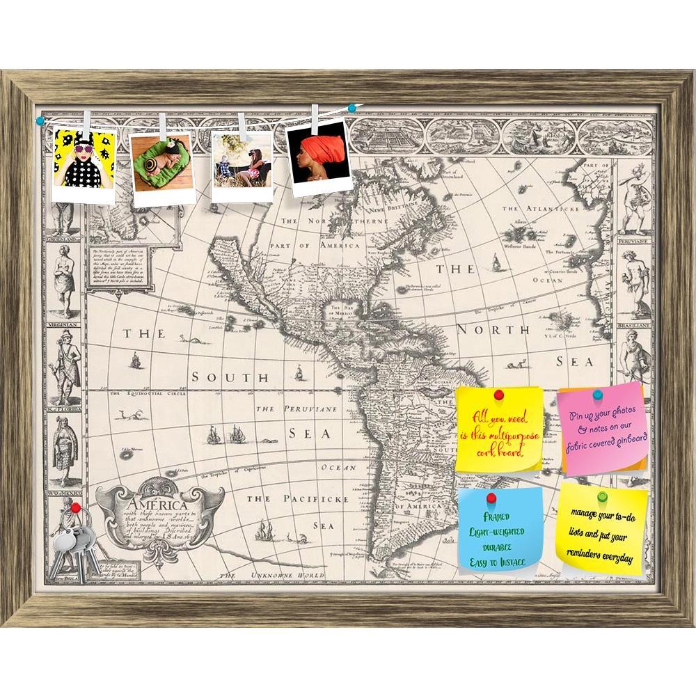 ArtzFolio Photo of an Antique Map Of Americas 1626 Printed Bulletin Board Notice Pin Board Soft Board | Framed-Bulletin Boards Framed-AZ5005843BLB_FR_RF_R-0-Image Code 5005843 Vishnu Image Folio Pvt Ltd, IC 5005843, ArtzFolio, Bulletin Boards Framed, Places, Vintage, Photography, photo, of, an, antique, map, americas, 1626, printed, bulletin, board, notice, pin, soft, framed, age, america, ancient, antiquity, atlantic, atlas, background, book, border, cartography, city, country, detail, drawing, england, en