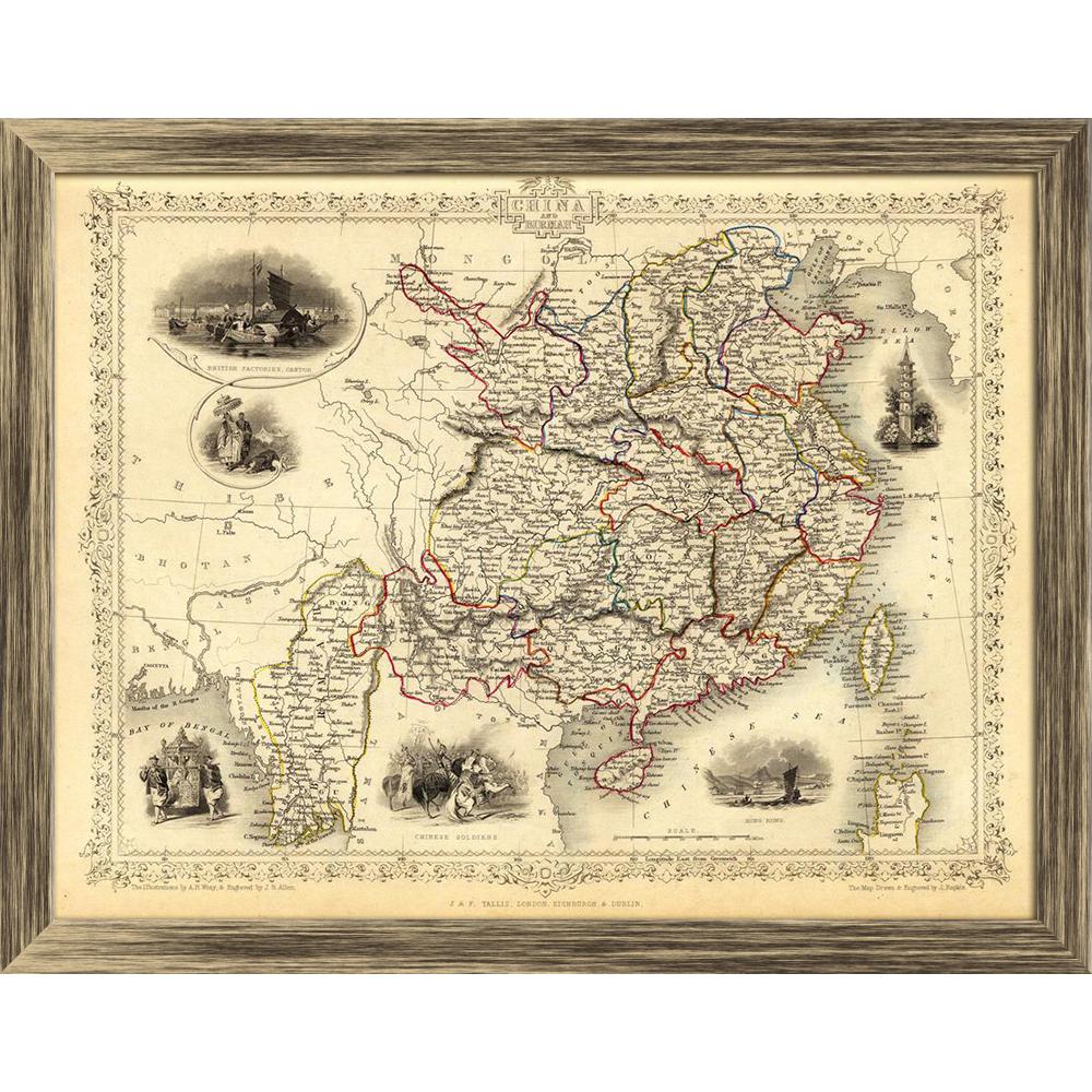 ArtzFolio Photo of an 1851 Old Map Of China Canvas Painting-Paintings Wooden Framing-AZ5005846ART_FR_RF_R-0-Image Code 5005846 Vishnu Image Folio Pvt Ltd, IC 5005846, ArtzFolio, Paintings Wooden Framing, Places, Vintage, Photography, photo, of, an, 1851, old, map, china, canvas, painting, framed, print, wall, for, living, room, with, frame, poster, pitaara, box, large, size, drawing, art, split, big, office, reception, kids, panel, designer, decorative, amazonbasics, reprint, small, bedroom, on, scenery, an