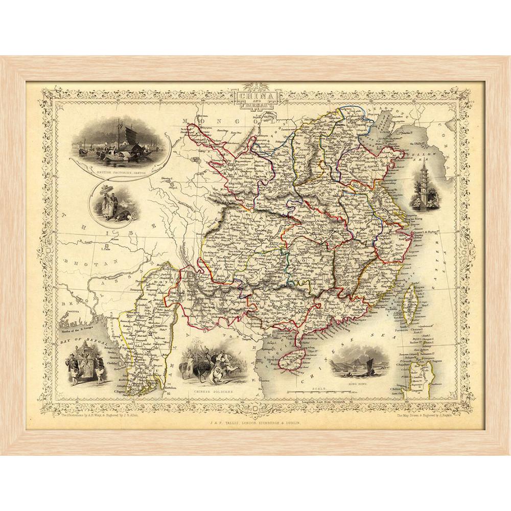 ArtzFolio Photo of an 1851 Old Map Of China Canvas Painting Synthetic Frame-Paintings Synthetic Framing-AZ5005846ART_FR_RF_R-0-Image Code 5005846 Vishnu Image Folio Pvt Ltd, IC 5005846, ArtzFolio, Paintings Synthetic Framing, Places, Vintage, Photography, photo, of, an, 1851, old, map, china, canvas, painting, synthetic, frame, framed, print, wall, for, living, room, with, poster, pitaara, box, large, size, drawing, art, split, big, office, reception, kids, panel, designer, decorative, amazonbasics, reprint