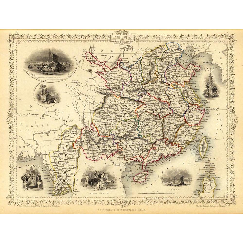 ArtzFolio Photo of an 1851 Old Map Of China Unframed Premium Canvas Painting-Paintings Unframed Premium-AZ5005846ART_UN_RF_R-0-Image Code 5005846 Vishnu Image Folio Pvt Ltd, IC 5005846, ArtzFolio, Paintings Unframed Premium, Places, Vintage, Photography, photo, of, an, 1851, old, map, china, unframed, premium, canvas, painting, large, size, print, wall, for, living, room, without, frame, decorative, poster, art, pitaara, box, drawing, amazonbasics, big, kids, designer, office, reception, reprint, bedroom, p