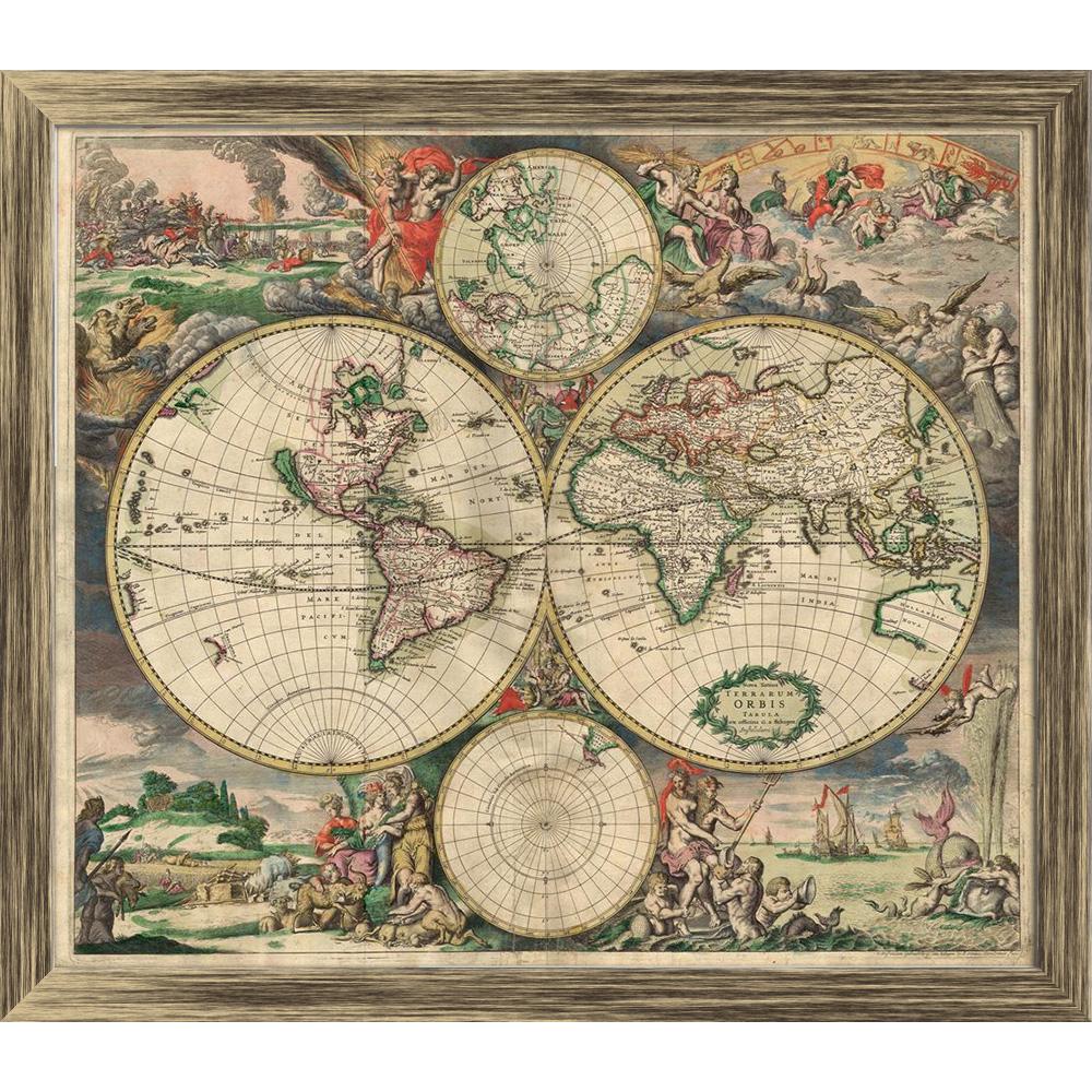 ArtzFolio Photo of the World in 1680 Canvas Painting-Paintings Wooden Framing-AZ5005849ART_FR_RF_R-0-Image Code 5005849 Vishnu Image Folio Pvt Ltd, IC 5005849, ArtzFolio, Paintings Wooden Framing, Places, Vintage, Photography, photo, of, the, world, in, 1680, canvas, painting, framed, print, wall, for, living, room, with, frame, poster, pitaara, box, large, size, drawing, art, split, big, office, reception, kids, panel, designer, decorative, amazonbasics, reprint, small, bedroom, on, scenery, ancient, antiq
