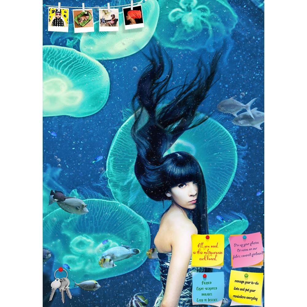 ArtzFolio Mermaid Magic Underwater Photo Printed Bulletin Board Notice Pin Board Soft Board | Frameless-Bulletin Boards Frameless-AZ5005857BLB_FL_RF_R-0-Image Code 5005857 Vishnu Image Folio Pvt Ltd, IC 5005857, ArtzFolio, Bulletin Boards Frameless, Fashion, Figurative, Photography, mermaid, magic, underwater, photo, printed, bulletin, board, notice, pin, soft, frameless, art, beautiful, beauty, brunete, brunette, being, charm, creature, cute, delight, dream, fairytale, fantasy, female, feminine, fish, floa