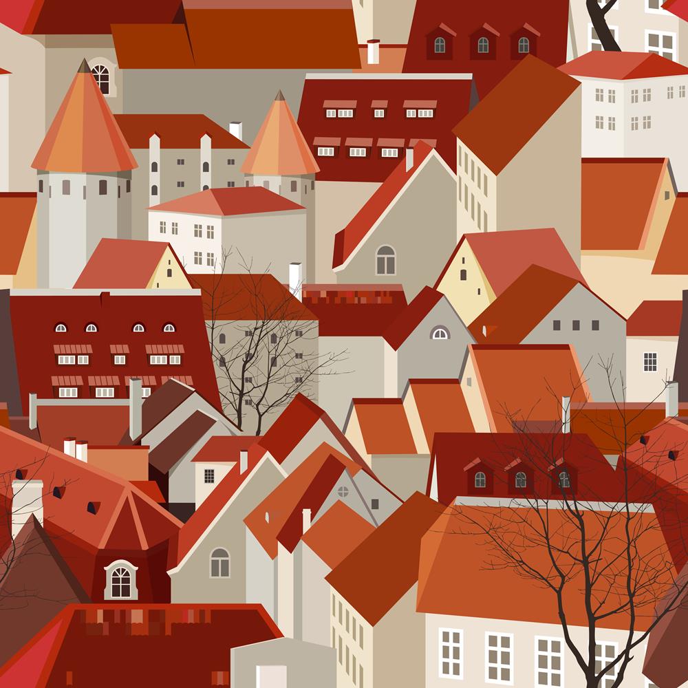 ArtzFolio Seamless City Landscape With Tile Roofs Unframed Premium Canvas Painting-Paintings Unframed Premium-AZ5005870ART_UN_RF_R-0-Image Code 5005870 Vishnu Image Folio Pvt Ltd, IC 5005870, ArtzFolio, Paintings Unframed Premium, Kids, Places, Digital Art, seamless, city, landscape, with, tile, roofs, unframed, premium, canvas, painting, large, size, print, wall, for, living, room, without, frame, decorative, poster, art, pitaara, box, drawing, photography, amazonbasics, big, designer, office, reception, r