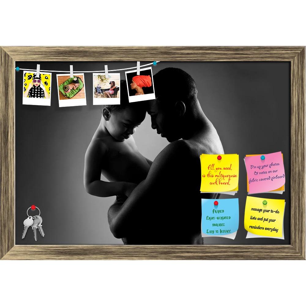 ArtzFolio Black & White Image of Father & Son Printed Bulletin Board Notice Pin Board Soft Board | Framed-Bulletin Boards Framed-AZ5005879BLB_FR_RF_R-0-Image Code 5005879 Vishnu Image Folio Pvt Ltd, IC 5005879, ArtzFolio, Bulletin Boards Framed, Figurative, Photography, black, white, image, of, father, son, printed, bulletin, board, notice, pin, soft, framed, 30s, 4, years, african, descent, cute, happiness, affectionate, ethnicity, and, casual, cheerful, children, embrace, family, fun, heart-shaped, huggin