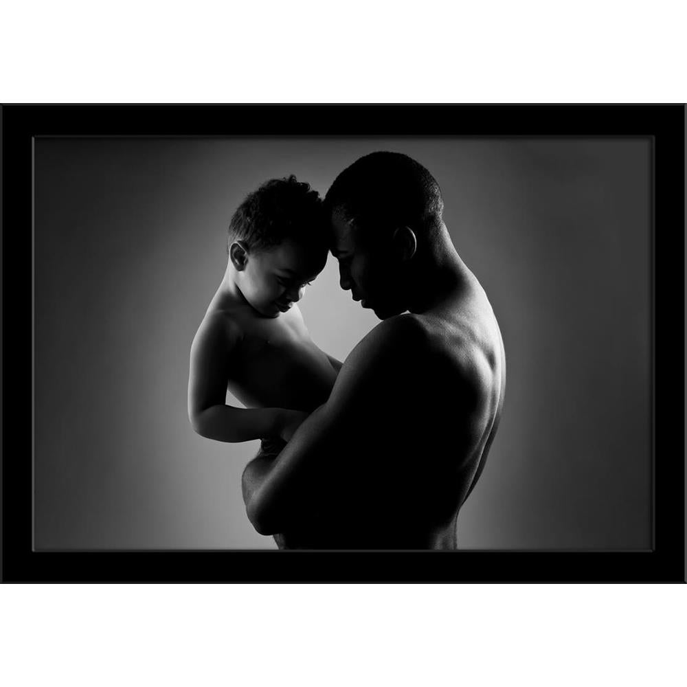 Black & White Image of Father & Son Painting Poster Frame-Regular Art Framed-REG_FR-IC 5005879 IC 5005879, Baby, Black, Black and White, Children, Cities, City Views, Family, Kids, People, White, image, of, father, son, painting, poster, frame, and, affectionate, african, descent, ethnicity, casual, cheerful, cute, embrace, fun, happiness, hugging, little, boys, male, beauty, muscular, build, smiling, studio, shot, togetherness, two, background, artzfolio, wall decor for living room, wall frames for living 