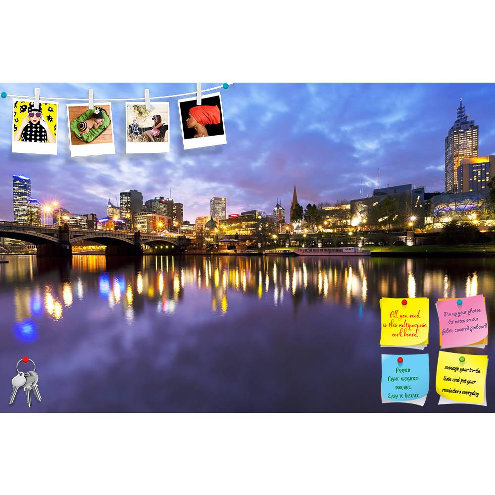 ArtzFolio View Over The Yarra River, Melbourne, Australia Printed Bulletin Board Notice Pin Board Soft Board | Frameless-Bulletin Boards Frameless-AZ5005884BLB_FL_RF_R-0-Image Code 5005884 Vishnu Image Folio Pvt Ltd, IC 5005884, ArtzFolio, Bulletin Boards Frameless, Landscapes, Places, Photography, view, over, the, yarra, river, melbourne, australia, printed, bulletin, board, notice, pin, soft, frameless, city, skyline, dusk, night, sunset, scenic, australian, princes, bridge, federation, square, flinders, 