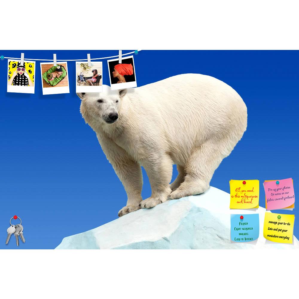 ArtzFolio Polar Bear In Wildness Area Against Blue Sky Printed Bulletin Board Notice Pin Board Soft Board | Frameless-Bulletin Boards Frameless-AZ5005888BLB_FL_RF_R-0-Image Code 5005888 Vishnu Image Folio Pvt Ltd, IC 5005888, ArtzFolio, Bulletin Boards Frameless, Animals, Photography, polar, bear, in, wildness, area, against, blue, sky, printed, bulletin, board, notice, pin, soft, frameless, animal, arctic, captive, captivity, clouds, dangerous, endangered, extinction, fur, habitat, hunt, hunter, ice, ice-c