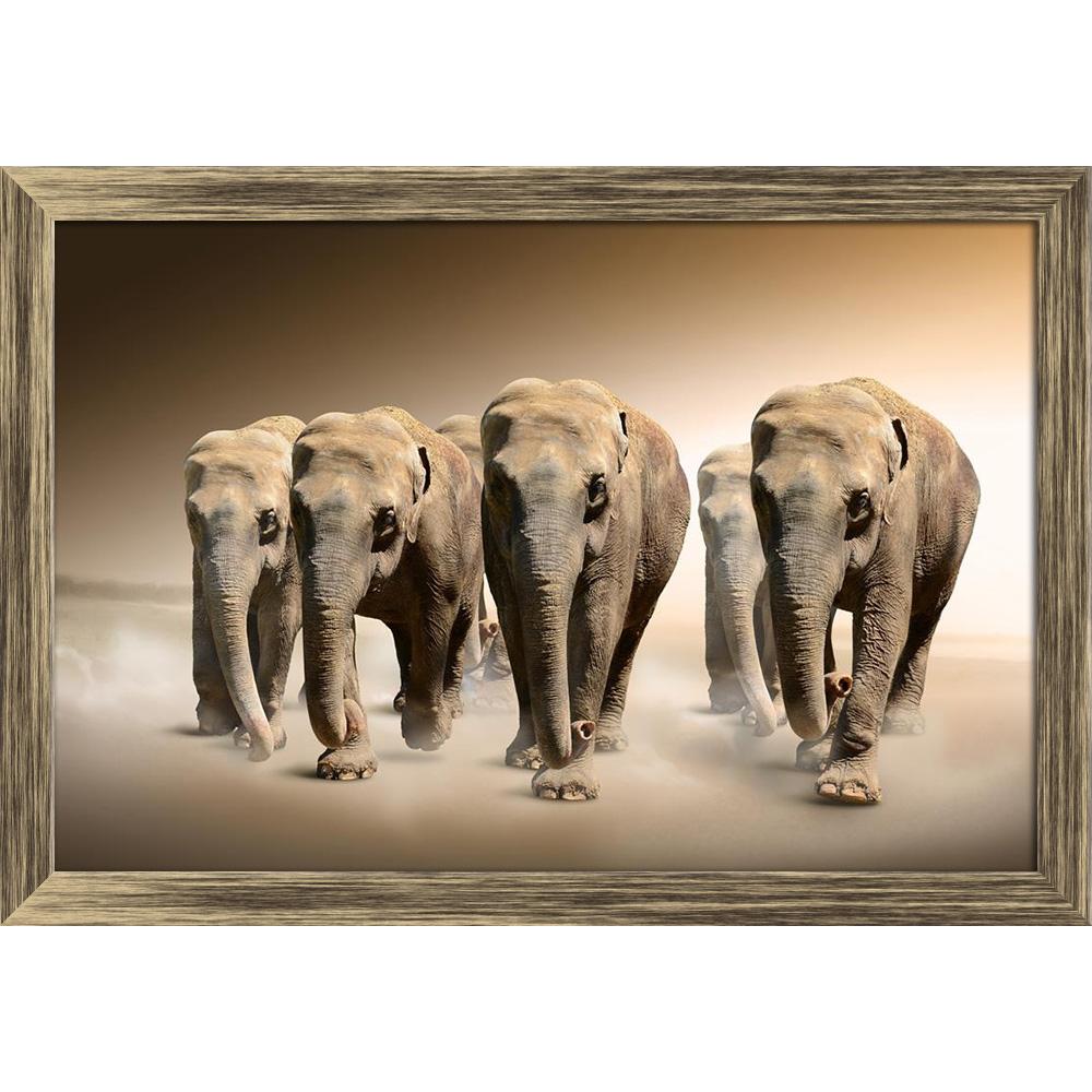 ArtzFolio Herd Of Elephants Canvas Painting-Paintings Wooden Framing-AZ5005889ART_FR_RF_R-0-Image Code 5005889 Vishnu Image Folio Pvt Ltd, IC 5005889, ArtzFolio, Paintings Wooden Framing, Animals, Photography, herd, of, elephants, canvas, painting, framed, print, wall, for, living, room, with, frame, poster, pitaara, box, large, size, drawing, art, split, big, office, reception, kids, panel, designer, decorative, amazonbasics, reprint, small, bedroom, on, scenery, abstract, africa, african, animal, asia, as