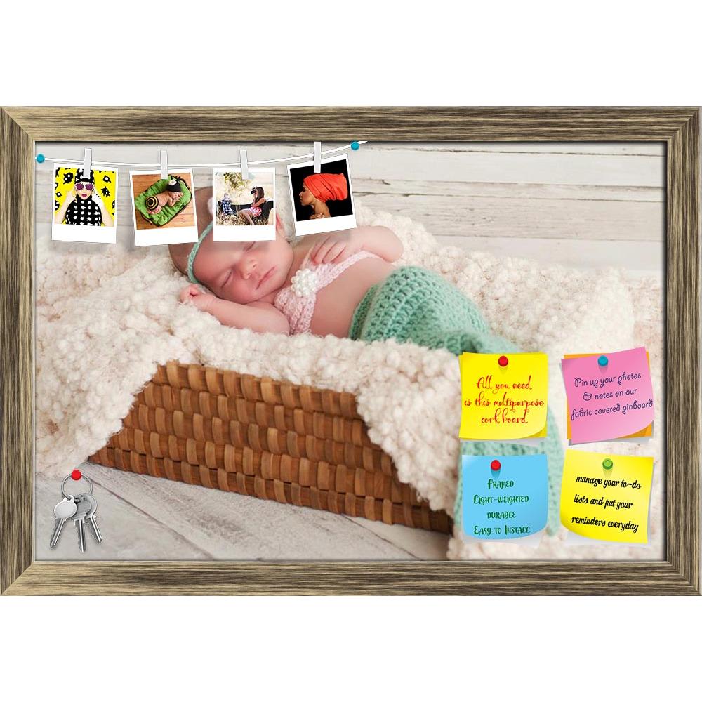 ArtzFolio Newborn Baby Girl Sleeping in a Basket Printed Bulletin Board Notice Pin Board Soft Board | Framed-Bulletin Boards Framed-AZ5005891BLB_FR_RF_R-0-Image Code 5005891 Vishnu Image Folio Pvt Ltd, IC 5005891, ArtzFolio, Bulletin Boards Framed, Kids, Photography, newborn, baby, girl, sleeping, in, a, basket, printed, bulletin, board, notice, pin, soft, framed, infant, mermaid, costume, human, one, person, caucasian, hispanic, innocence, innocent, cute, adorable, new, crochet, horizontal, image, color, p