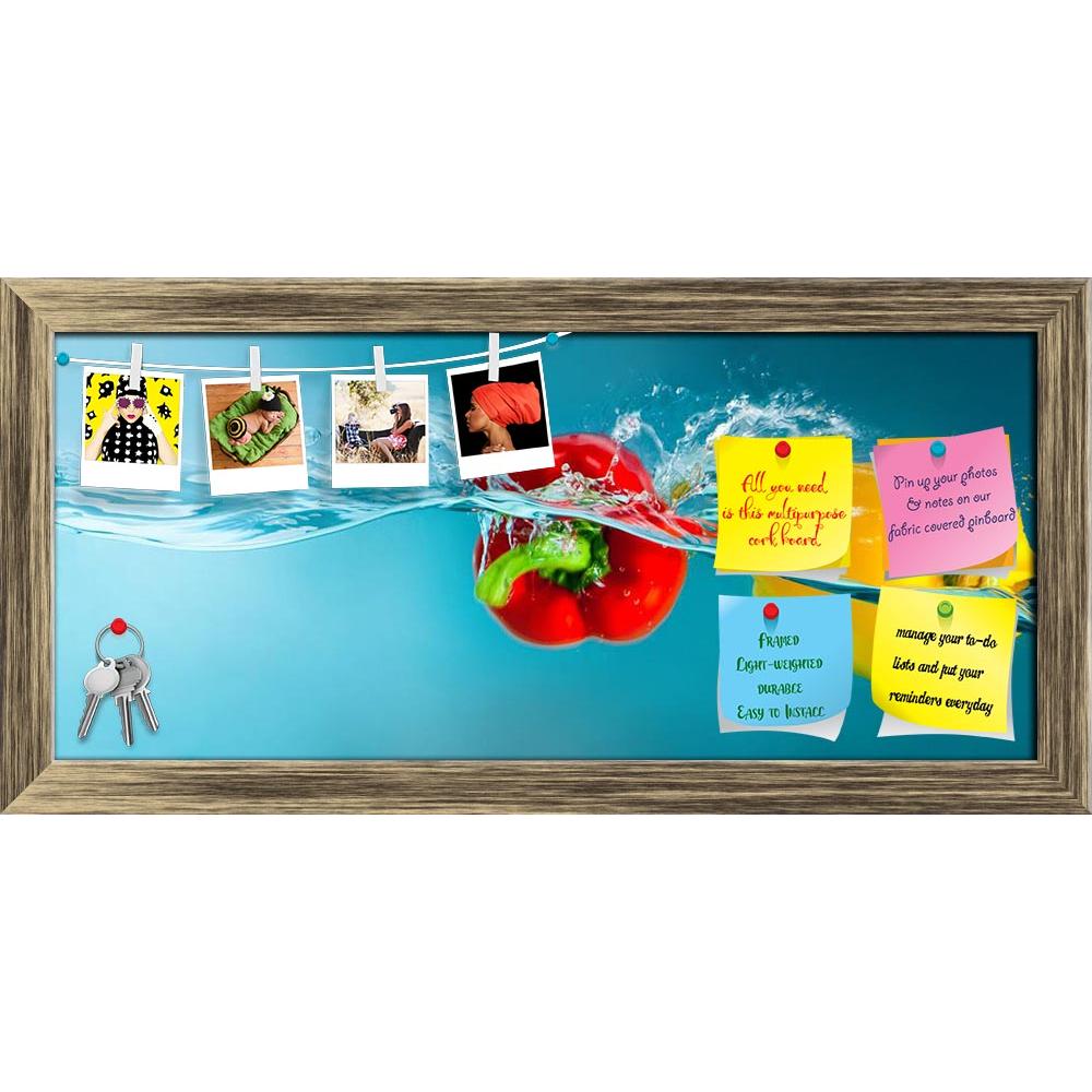 ArtzFolio Colorful Peppers Splashing Into Blue Water Printed Bulletin Board Notice Pin Board Soft Board | Framed-Bulletin Boards Framed-AZ5005893BLB_FR_RF_R-0-Image Code 5005893 Vishnu Image Folio Pvt Ltd, IC 5005893, ArtzFolio, Bulletin Boards Framed, Food & Beverage, Photography, colorful, peppers, splashing, into, blue, water, printed, bulletin, board, notice, pin, soft, framed, background, bubble, chili, clean, closeup, color, cooking, dieting, drop, fall, flowing, food, fresh, freshness, fruit, green, 