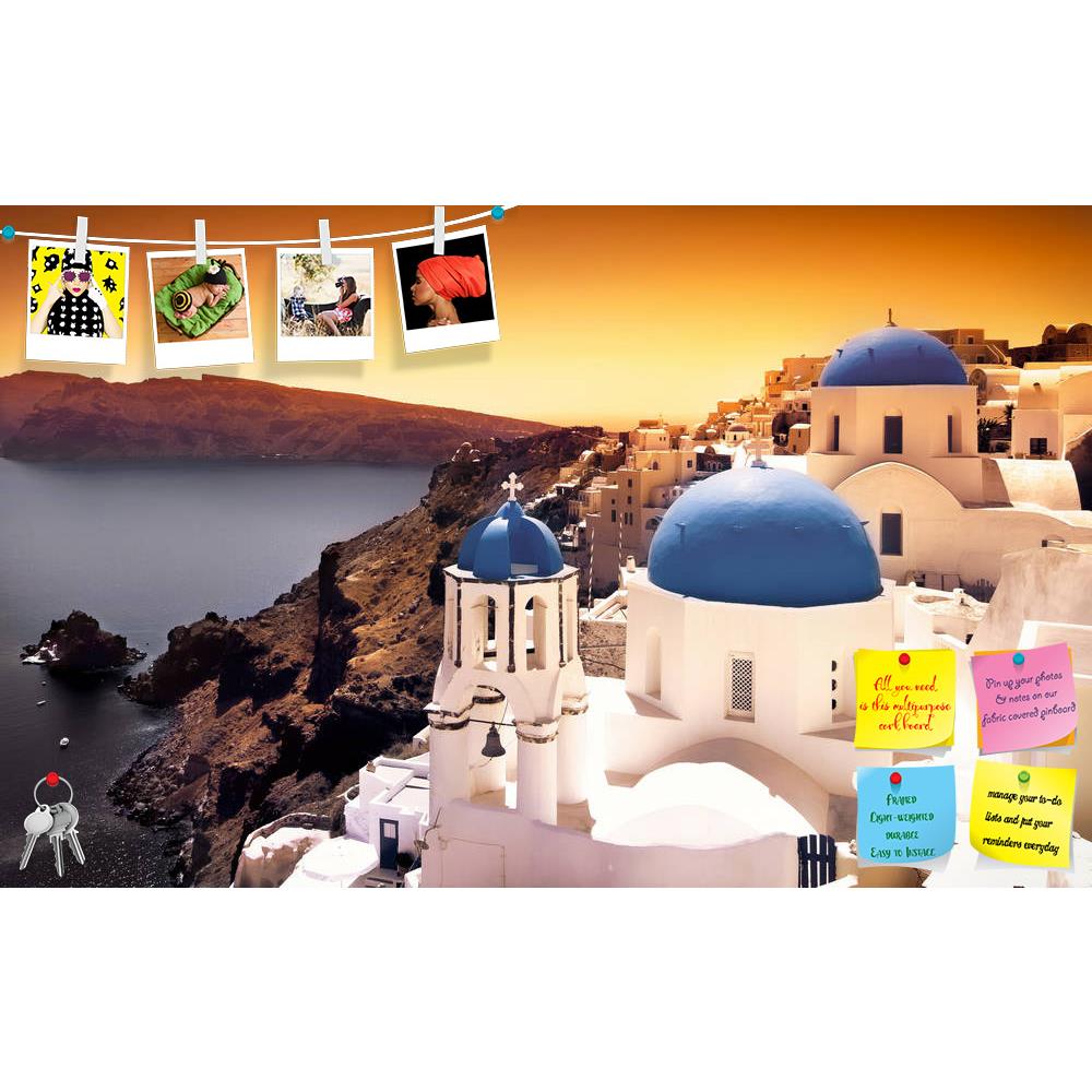 ArtzFolio Churches On Santorini Cliffs With Orange Sky Printed Bulletin Board Notice Pin Board Soft Board | Frameless-Bulletin Boards Frameless-AZ5005898BLB_FL_RF_R-0-Image Code 5005898 Vishnu Image Folio Pvt Ltd, IC 5005898, ArtzFolio, Bulletin Boards Frameless, Landscapes, Places, Photography, churches, on, santorini, cliffs, with, orange, sky, printed, bulletin, board, notice, pin, soft, frameless, architecture, beauty, building, church, europe, european, gorgeous, greece, holiday, honeymoon, hot, island