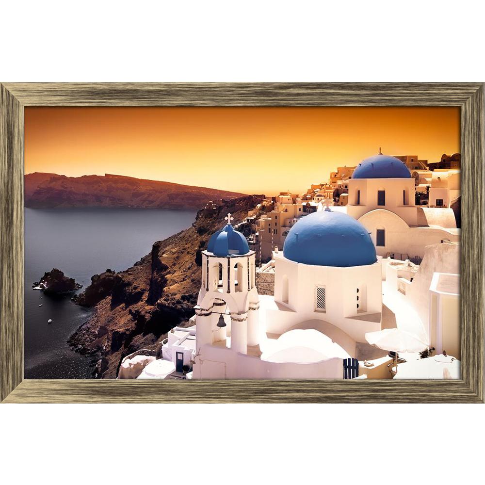ArtzFolio Churches On Santorini Cliffs With Orange Sky Canvas Painting-Paintings Wooden Framing-AZ5005898ART_FR_RF_R-0-Image Code 5005898 Vishnu Image Folio Pvt Ltd, IC 5005898, ArtzFolio, Paintings Wooden Framing, Landscapes, Places, Photography, churches, on, santorini, cliffs, with, orange, sky, canvas, painting, framed, print, wall, for, living, room, frame, poster, pitaara, box, large, size, drawing, art, split, big, office, reception, of, kids, panel, designer, decorative, amazonbasics, reprint, small