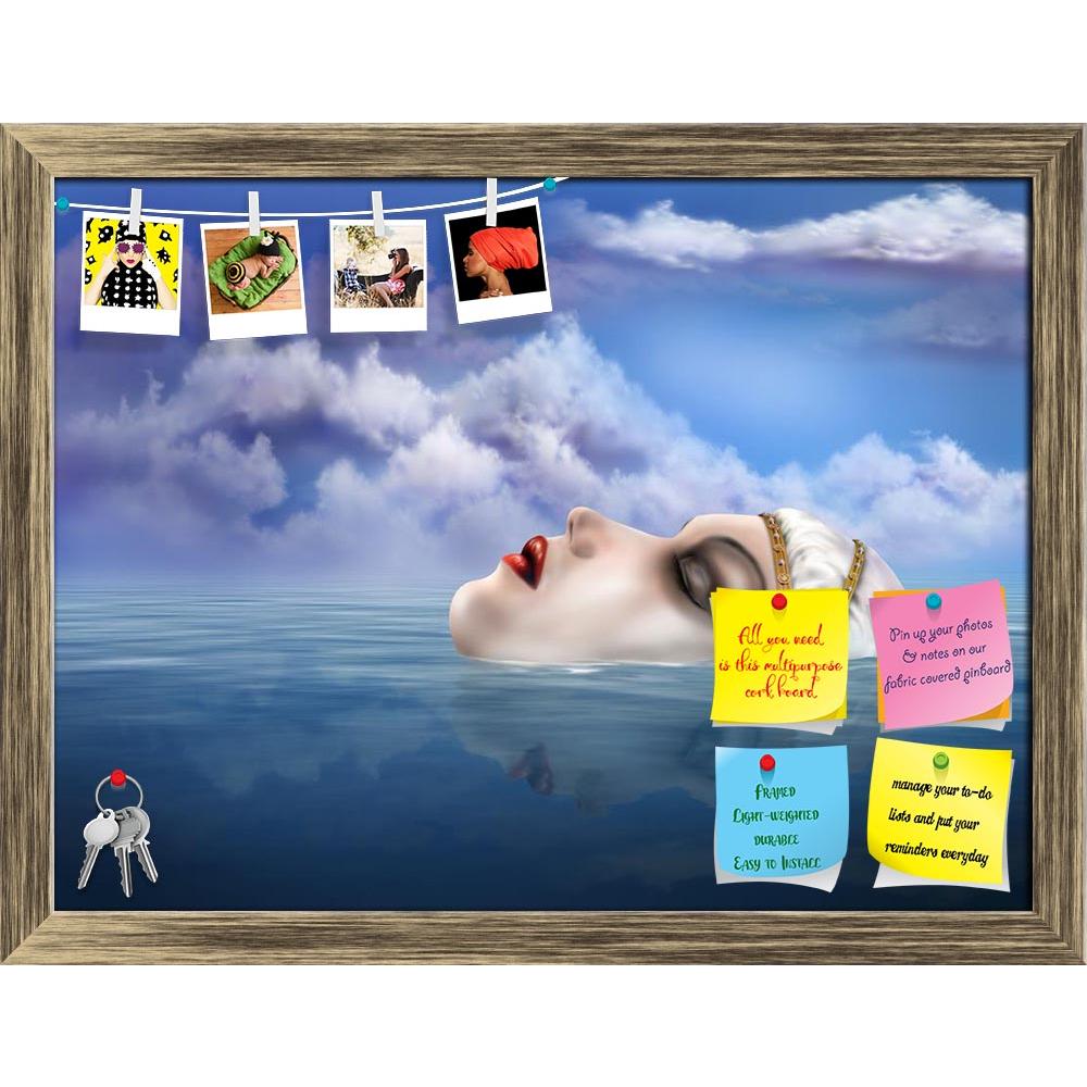 ArtzFolio Legendary Lady of the Lake Printed Bulletin Board Notice Pin Board Soft Board | Framed-Bulletin Boards Framed-AZ5005899BLB_FR_RF_R-0-Image Code 5005899 Vishnu Image Folio Pvt Ltd, IC 5005899, ArtzFolio, Bulletin Boards Framed, Conceptual, Digital Art, legendary, lady, of, the, lake, printed, bulletin, board, notice, pin, soft, framed, legend, arthurian, face, water, floating, blue, reflection, dream, magic, fantasy, sleeping, appear, clouds, woman, ghost, story, myth, dreamscape, medieval, tranqui
