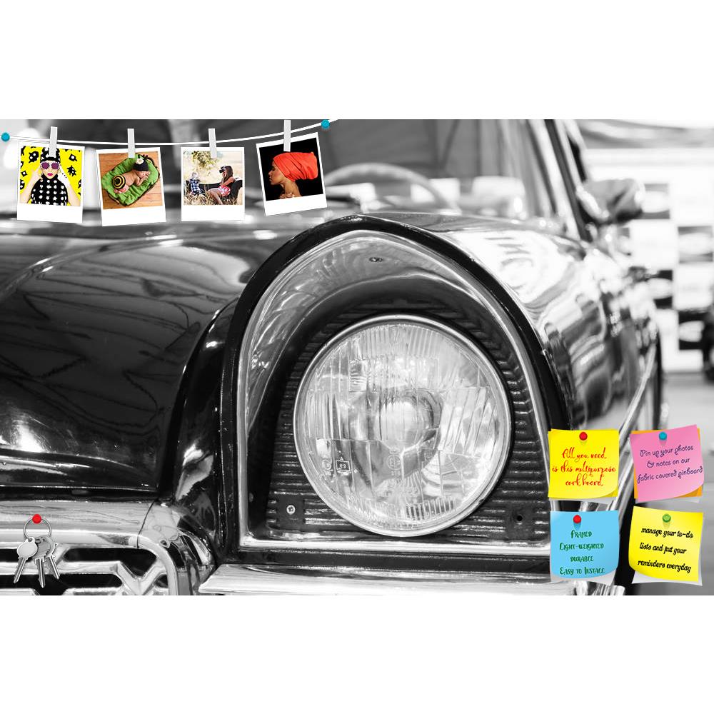 ArtzFolio Black & White Style Of Old Fashioned Black Car Printed Bulletin Board Notice Pin Board Soft Board | Frameless-Bulletin Boards Frameless-AZ5005901BLB_FL_RF_R-0-Image Code 5005901 Vishnu Image Folio Pvt Ltd, IC 5005901, ArtzFolio, Bulletin Boards Frameless, Automobiles, Vintage, Photography, black, white, style, of, old, fashioned, car, printed, bulletin, board, notice, pin, soft, frameless, 1960, 1950, age, aged, american, russian, antique, art, auto, automobile, and, volga, chrome, classic, cool, 