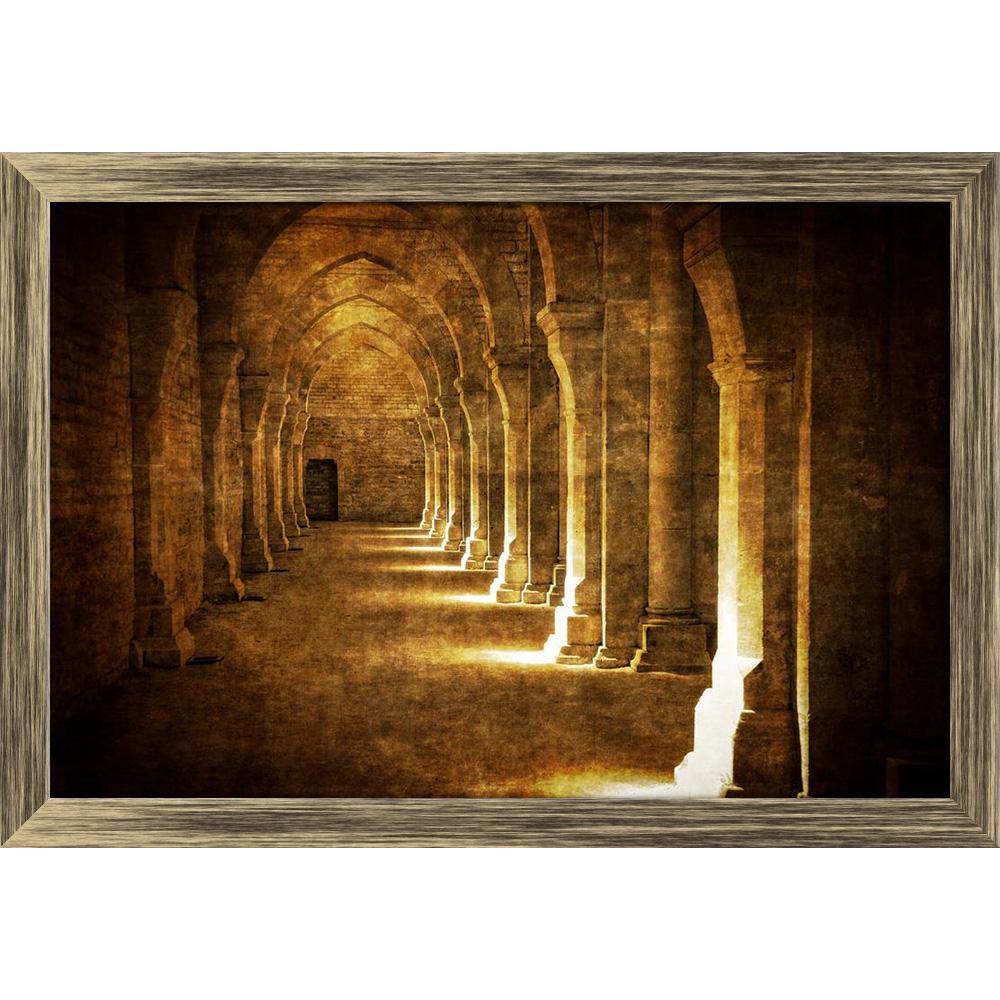 ArtzFolio Abbaye De Fontenay Archway Hall Vintage Canvas Painting Synthetic Frame-Paintings Synthetic Framing-AZ5005907ART_FR_RF_R-0-Image Code 5005907 Vishnu Image Folio Pvt Ltd, IC 5005907, ArtzFolio, Paintings Synthetic Framing, Landscapes, Places, Photography, abbaye, de, fontenay, archway, hall, vintage, canvas, painting, synthetic, frame, framed, print, wall, for, living, room, with, poster, pitaara, box, large, size, drawing, art, split, big, office, reception, of, kids, panel, designer, decorative, 