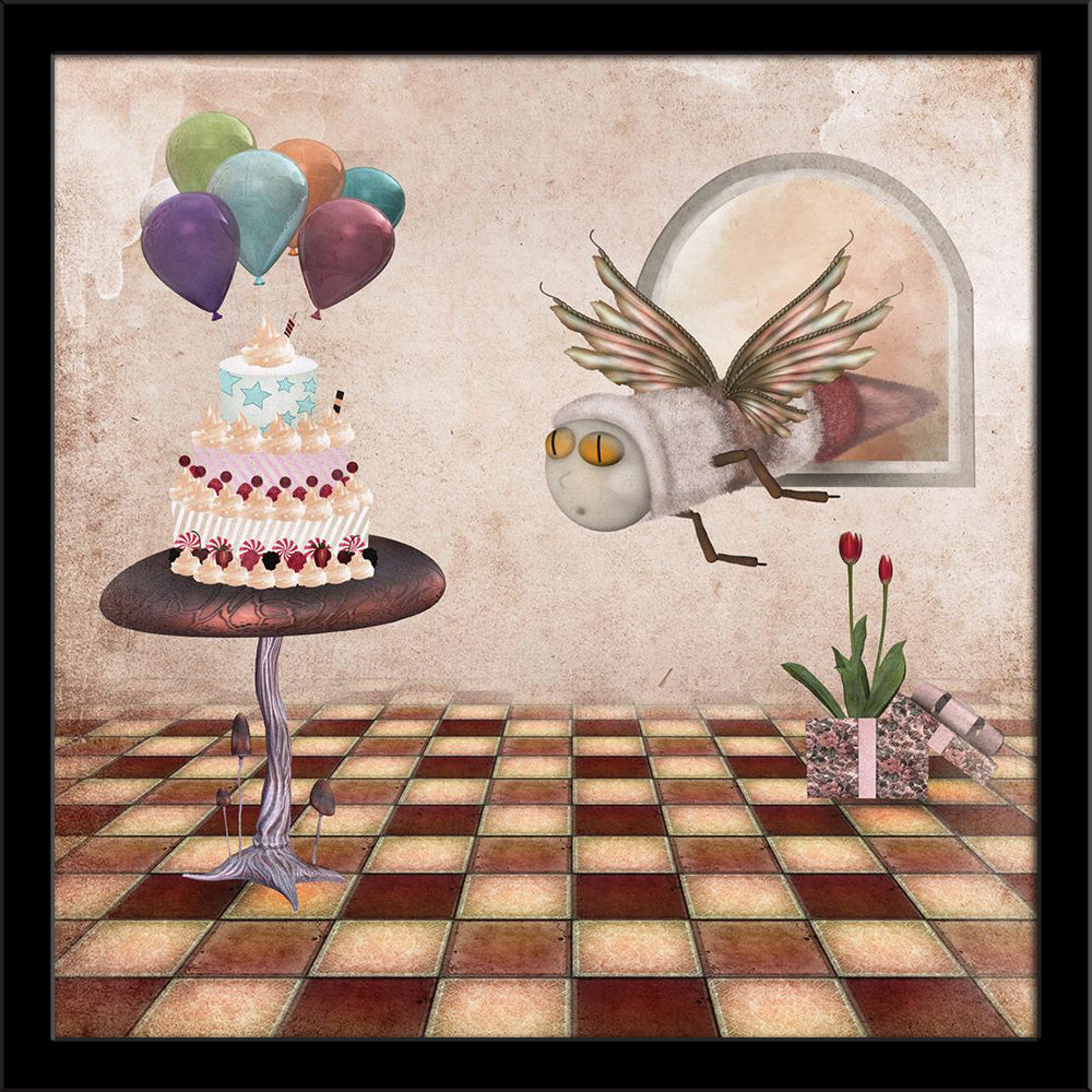 Just A Surprise Painting Poster Frame-Regular Art Framed-REG_FR-IC 5005909 IC 5005909, Ancient, Art and Paintings, Birthday, Botanical, Cuisine, Digital, Digital Art, Fantasy, Floral, Flowers, Food, Food and Beverage, Food and Drink, Fruit and Vegetable, Fruits, Graphic, Historical, Holidays, Illustrations, Medieval, Nature, Realism, Retro, Signs, Signs and Symbols, Surrealism, Vintage, just, a, surprise, painting, poster, frame, anniversary, art, artistic, artwork, balloons, cake, celebration, character, c