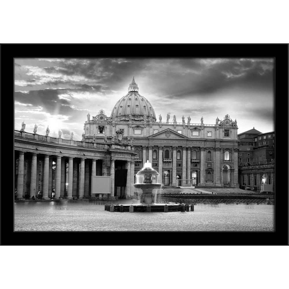 Basilica Di San Pietro, Vatican, Rome, Italy Painting Poster Frame-Regular Art Framed-REG_FR-IC 5005924 IC 5005924, Ancient, Architecture, Art and Paintings, Automobiles, Christianity, Cities, City Views, God Ram, Hinduism, Historical, Holidays, Italian, Jesus, Landscapes, Medieval, Panorama, Religion, Religious, Scenic, Transportation, Travel, Vehicles, Vintage, basilica, di, san, pietro, vatican, rome, italy, painting, poster, frame, art, attraction, building, cathedral, catholic, centre, church, city, ci