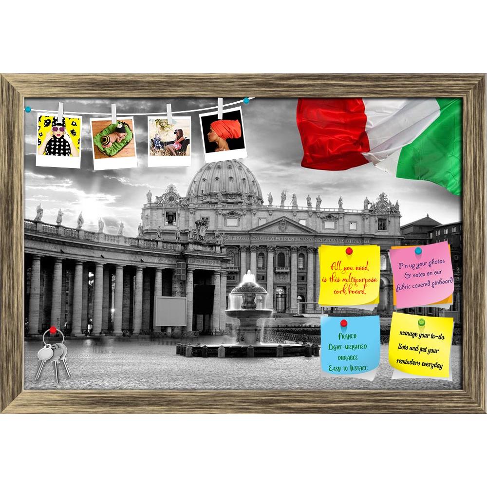 ArtzFolio Basilica Di San Pietro, Vatican, Rome, Italy D2 Printed Bulletin Board Notice Pin Board Soft Board | Framed-Bulletin Boards Framed-AZ5005925BLB_FR_RF_R-0-Image Code 5005925 Vishnu Image Folio Pvt Ltd, IC 5005925, ArtzFolio, Bulletin Boards Framed, Places, Vintage, Photography, basilica, di, san, pietro, vatican, rome, italy, d2, printed, bulletin, board, notice, pin, soft, framed, ancient, architecture, art, attraction, building, cathedral, catholic, centre, church, city, cityscape, column, dome, 