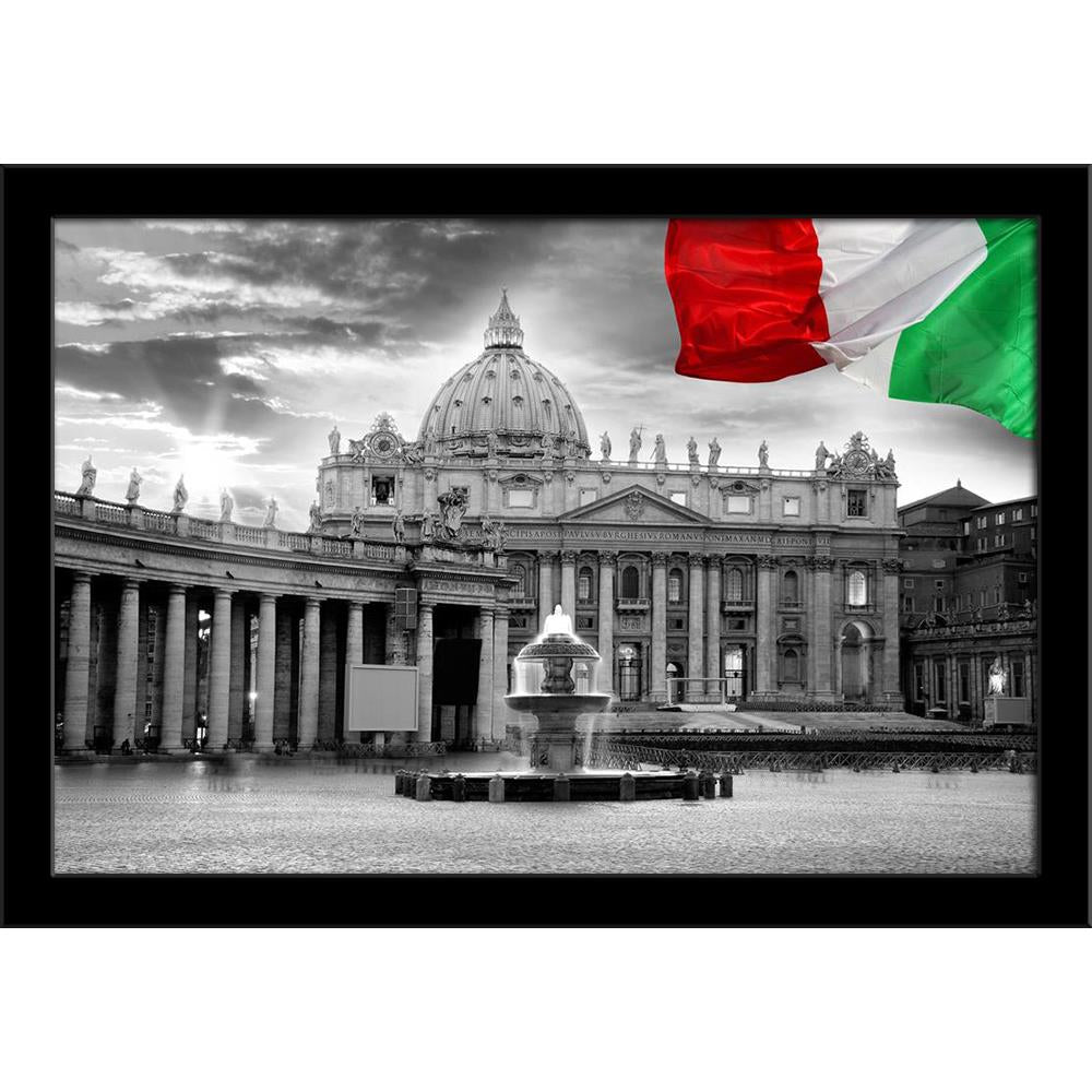 Basilica Di San Pietro, Vatican, Rome, Italy Painting Poster Frame-Regular Art Framed-REG_FR-IC 5005925 IC 5005925, Ancient, Architecture, Art and Paintings, Automobiles, Christianity, Cities, City Views, God Ram, Hinduism, Historical, Holidays, Italian, Jesus, Landscapes, Medieval, Panorama, Religion, Religious, Scenic, Transportation, Travel, Vehicles, Vintage, basilica, di, san, pietro, vatican, rome, italy, painting, poster, frame, landscape, art, attraction, building, cathedral, catholic, centre, churc