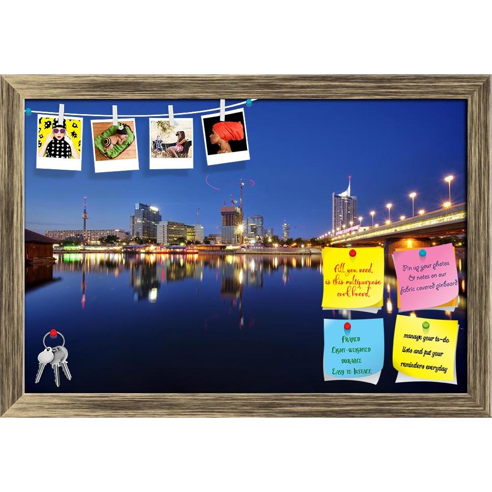 ArtzFolio Skyline Of Vienna & The Danube River Printed Bulletin Board Notice Pin Board Soft Board | Framed-Bulletin Boards Framed-AZ5005928BLB_FR_RF_R-0-Image Code 5005928 Vishnu Image Folio Pvt Ltd, IC 5005928, ArtzFolio, Bulletin Boards Framed, Landscapes, Places, Photography, skyline, of, vienna, the, danube, river, printed, bulletin, board, notice, pin, soft, framed, austria, authority, building, capital, park, europe, leadership, light, manager, night, office, organization, panoramic, picture, reflecti