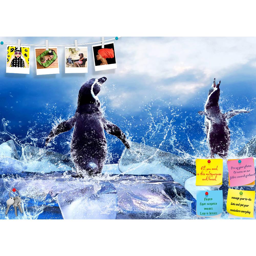 ArtzFolio Penguin On The Ice In Water Drops D2 Printed Bulletin Board Notice Pin Board Soft Board | Frameless-Bulletin Boards Frameless-AZ5005938BLB_FL_RF_R-0-Image Code 5005938 Vishnu Image Folio Pvt Ltd, IC 5005938, ArtzFolio, Bulletin Boards Frameless, Animals, Photography, penguin, on, the, ice, in, water, drops, d2, printed, bulletin, board, notice, pin, soft, frameless, bird, nature, sky, antarctic, antarctica, bright, clouds, cold, icy, pole, region, sea, season, snow, warming, white, wildlife, arcti