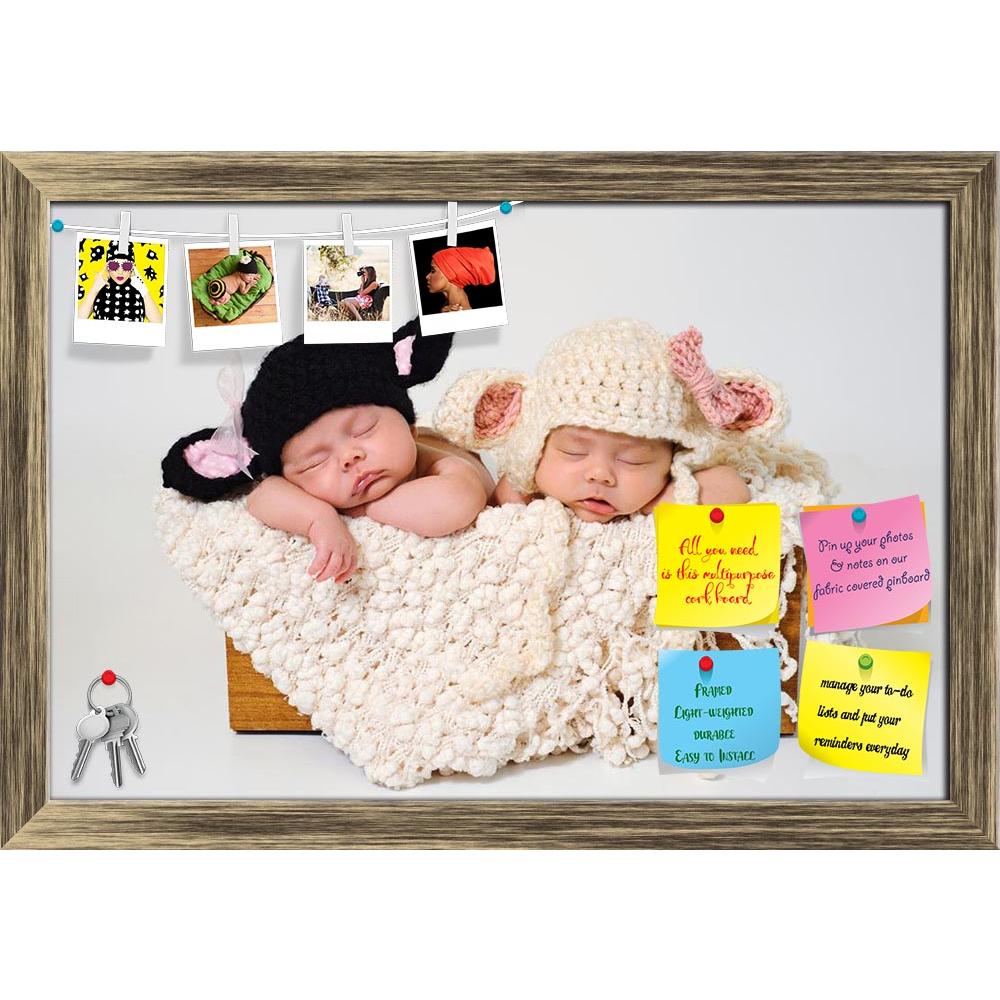 ArtzFolio Sleeping Fraternal Twin Newborn Baby Girls D2 Printed Bulletin Board Notice Pin Board Soft Board | Framed-Bulletin Boards Framed-AZ5005939BLB_FR_RF_R-0-Image Code 5005939 Vishnu Image Folio Pvt Ltd, IC 5005939, ArtzFolio, Bulletin Boards Framed, Kids, Photography, sleeping, fraternal, twin, newborn, baby, girls, d2, printed, bulletin, board, notice, pin, soft, framed, black, sheep, babies, twins, lamb, costume, hat, hats, crocheted, crochet, caucasian, daughters, female, human, infants, lie, lay, 