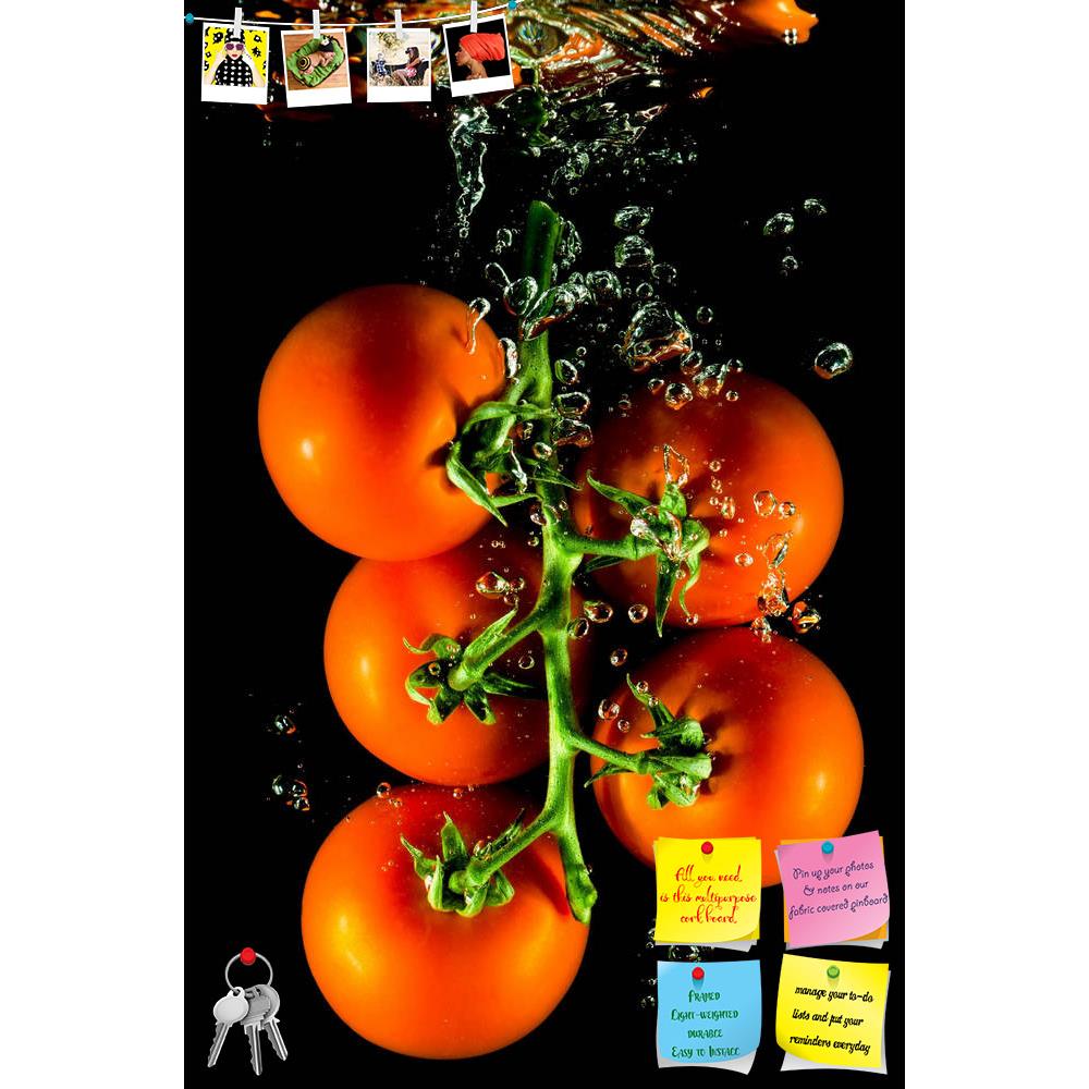 ArtzFolio Photo of Tomatoes Falling Into Water Printed Bulletin Board Notice Pin Board Soft Board | Frameless-Bulletin Boards Frameless-AZ5005945BLB_FL_RF_R-0-Image Code 5005945 Vishnu Image Folio Pvt Ltd, IC 5005945, ArtzFolio, Bulletin Boards Frameless, Food & Beverage, Photography, photo, of, tomatoes, falling, into, water, printed, bulletin, board, notice, pin, soft, frameless, vegetables, red, green, black, four, background, shrub, fall, handle, fruit, food, vegetarian, kitchen, bubbles, freshly, refre