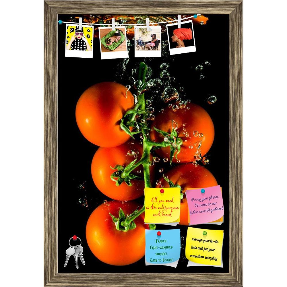 ArtzFolio Photo of Tomatoes Falling Into Water Printed Bulletin Board Notice Pin Board Soft Board | Framed-Bulletin Boards Framed-AZ5005945BLB_FR_RF_R-0-Image Code 5005945 Vishnu Image Folio Pvt Ltd, IC 5005945, ArtzFolio, Bulletin Boards Framed, Food & Beverage, Photography, photo, of, tomatoes, falling, into, water, printed, bulletin, board, notice, pin, soft, framed, vegetables, red, green, black, four, background, shrub, fall, handle, fruit, food, vegetarian, kitchen, bubbles, freshly, refreshing, ingre