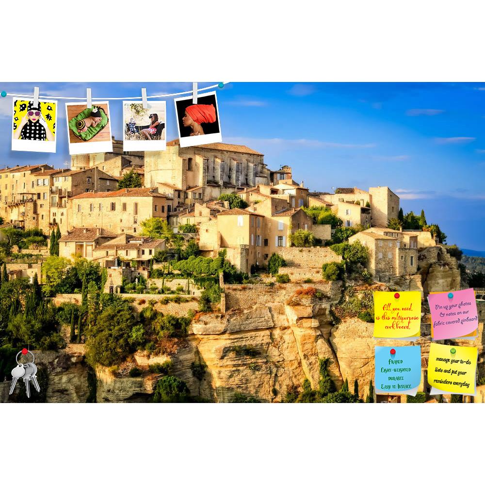 ArtzFolio Gordes Medieval Village Sunset View, France, Europe Printed Bulletin Board Notice Pin Board Soft Board | Frameless-Bulletin Boards Frameless-AZ5005951BLB_FL_RF_R-0-Image Code 5005951 Vishnu Image Folio Pvt Ltd, IC 5005951, ArtzFolio, Bulletin Boards Frameless, Places, Photography, gordes, medieval, village, sunset, view, france, europe, printed, bulletin, board, notice, pin, soft, frameless, vacation, blue, travel, clouds, landscape, sky, trees, european, old, mountain, rock, house, rustic, small,