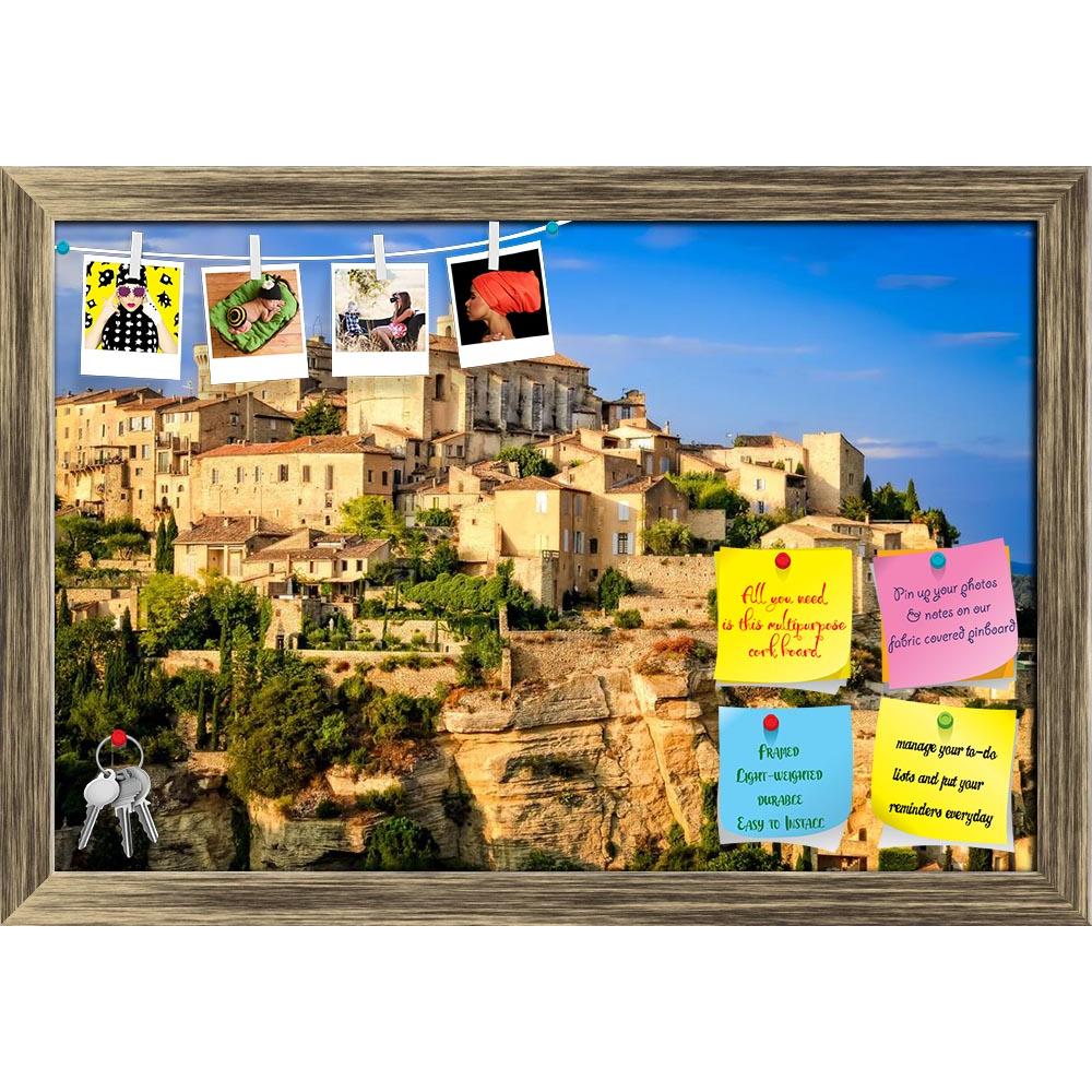 ArtzFolio Gordes Medieval Village Sunset View, France, Europe Printed Bulletin Board Notice Pin Board Soft Board | Framed-Bulletin Boards Framed-AZ5005951BLB_FR_RF_R-0-Image Code 5005951 Vishnu Image Folio Pvt Ltd, IC 5005951, ArtzFolio, Bulletin Boards Framed, Places, Photography, gordes, medieval, village, sunset, view, france, europe, printed, bulletin, board, notice, pin, soft, framed, vacation, blue, travel, clouds, landscape, sky, trees, european, old, mountain, rock, house, rustic, small, tourism, co