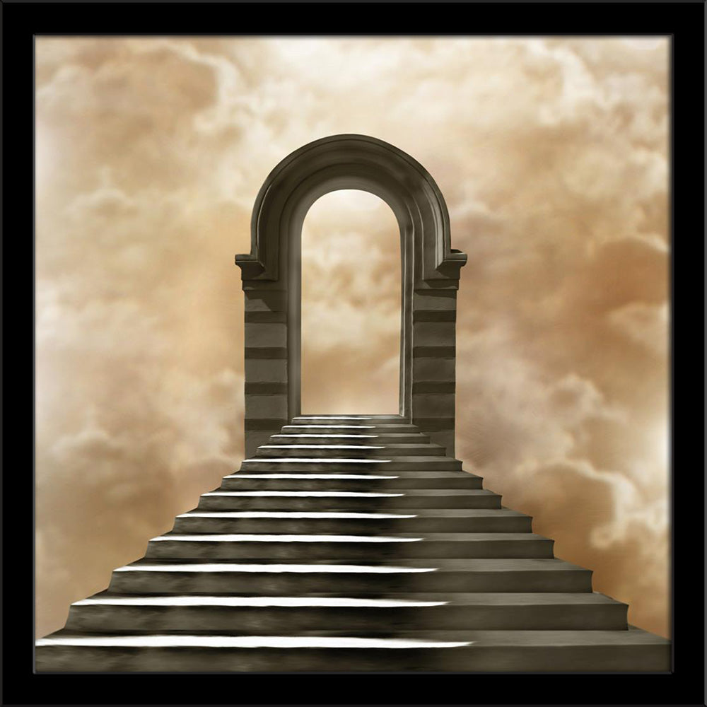 Light Leading to Heaven or Hell Painting Poster Frame-Regular Art Framed-REG_FR-IC 5005964 IC 5005964, Automobiles, Christianity, Fantasy, Illustrations, Jesus, Marble and Stone, Religion, Religious, Signs, Signs and Symbols, Spiritual, Transportation, Travel, Vehicles, light, leading, to, heaven, or, hell, painting, poster, frame, arc, arch, background, belief, climb, cloud, concept, dark, design, doom, door, dream, dusk, end, enter, entrance, evil, faith, gloomy, god, granite, heavenly, high, holy, illumi