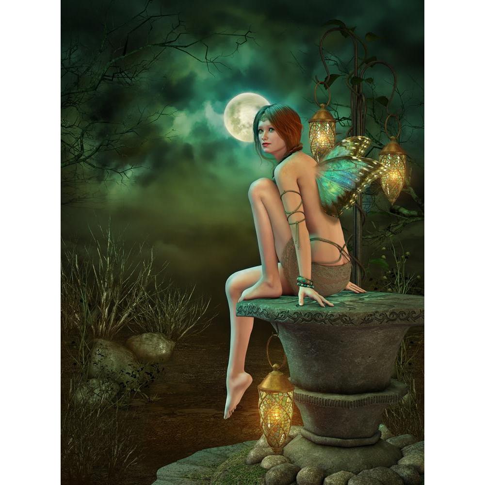 ArtzFolio Little Pixie Sitting On A Pedestal Of Stone Peel & Stick Vinyl Wall Sticker-Laminated Wall Stickers-AZ5005975ART_UN_RF_R-0-Image Code 5005975 Vishnu Image Folio Pvt Ltd, IC 5005975, ArtzFolio, Laminated Wall Stickers, Fantasy, Figurative, Digital Art, little, pixie, sitting, on, a, pedestal, of, stone, peel, stick, vinyl, wall, sticker, for, bedroom, large, size, decal, drawing, room, living, decorative, big, waterproof, home, office, reception, pitaara, box, designer, prints, kids, pvc, amazonbas