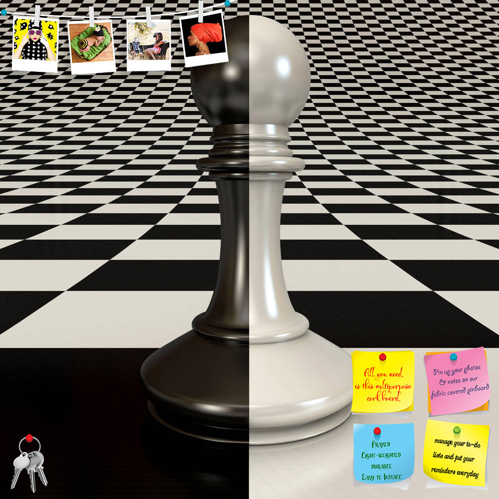 ArtzFolio Black & White Pawn On Chessboard Printed Bulletin Board Notice Pin Board Soft Board | Frameless-Bulletin Boards Frameless-AZ5005979BLB_FL_RF_R-0-Image Code 5005979 Vishnu Image Folio Pvt Ltd, IC 5005979, ArtzFolio, Bulletin Boards Frameless, Conceptual, Digital Art, black, white, pawn, on, chessboard, printed, bulletin, board, notice, pin, soft, frameless, chess, abstract, art, background, battle, challenge, choice, competition, concepts, conflict, conquering, decisions, decorative, entertainment,