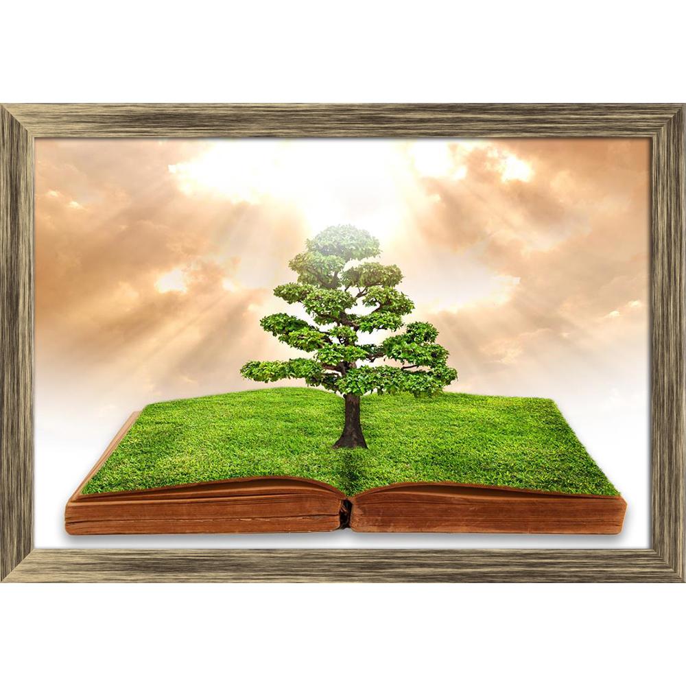 ArtzFolio Big Tree Growth From A Book With Beautiful Sky Canvas Painting-Paintings Wooden Framing-AZ5005981ART_FR_RF_R-0-Image Code 5005981 Vishnu Image Folio Pvt Ltd, IC 5005981, ArtzFolio, Paintings Wooden Framing, Conceptual, Landscapes, Digital Art, big, tree, growth, from, a, book, with, beautiful, sky, canvas, painting, framed, print, wall, for, living, room, frame, poster, pitaara, box, large, size, drawing, art, split, office, reception, photography, of, kids, panel, designer, decorative, amazonbasi