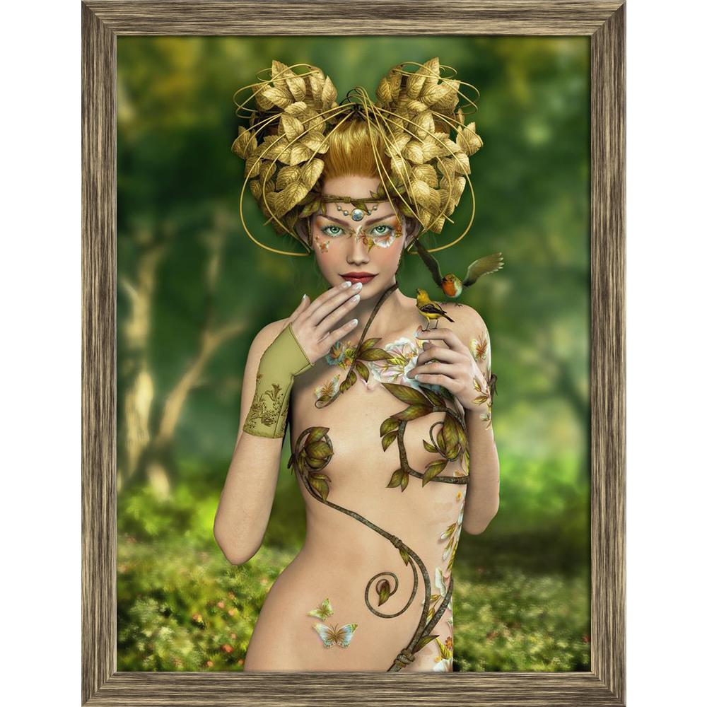 ArtzFolio Nymph Living in the Forest with Two Songbirds Canvas Painting-Paintings Wooden Framing-AZ5005988ART_FR_RF_R-0-Image Code 5005988 Vishnu Image Folio Pvt Ltd, IC 5005988, ArtzFolio, Paintings Wooden Framing, Fantasy, Figurative, Digital Art, nymph, living, in, the, forest, with, two, songbirds, canvas, painting, framed, print, wall, for, room, frame, poster, pitaara, box, large, size, drawing, art, split, big, office, reception, photography, of, kids, panel, designer, decorative, amazonbasics, repri