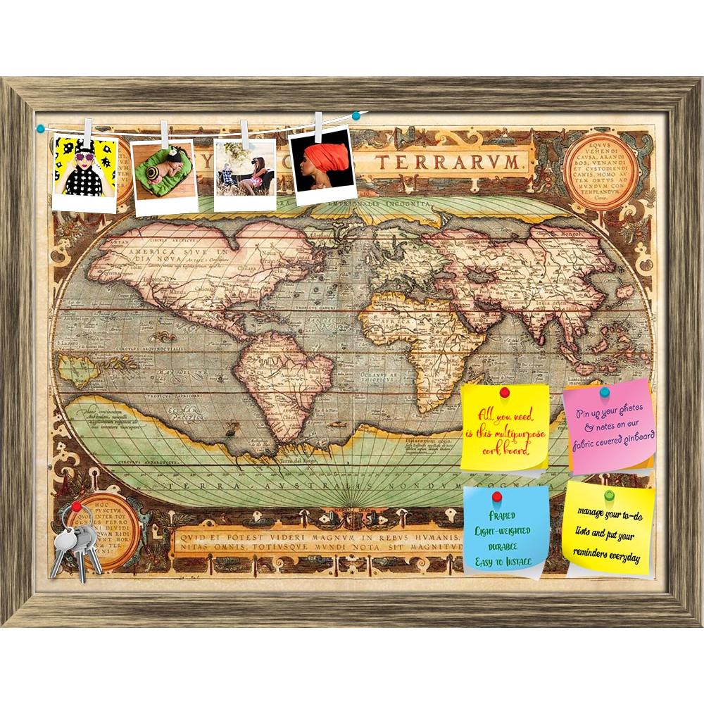 ArtzFolio Photo of an Old Map 1587 Typvs Orbis Terrarvm Printed Bulletin Board Notice Pin Board Soft Board | Framed-Bulletin Boards Framed-AZ5005992BLB_FR_RF_R-0-Image Code 5005992 Vishnu Image Folio Pvt Ltd, IC 5005992, ArtzFolio, Bulletin Boards Framed, Places, Vintage, Photography, photo, of, an, old, map, 1587, typvs, orbis, terrarvm, printed, bulletin, board, notice, pin, soft, framed, abstract, africa, america, ancient, antique, art, asia, atlantic, atlas, australia, background, border, burnt, canvas,
