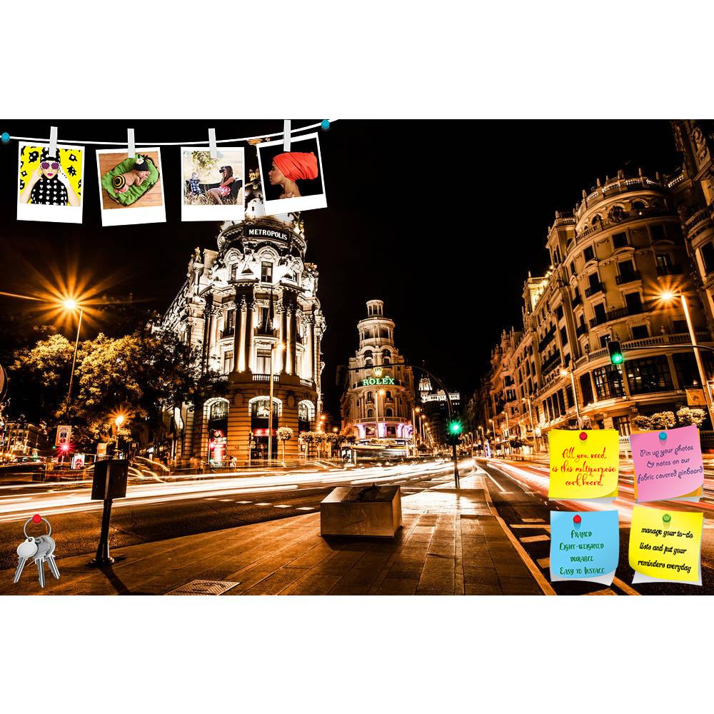 ArtzFolio Street Traffic In Night Madrid, Spain Printed Bulletin Board Notice Pin Board Soft Board | Frameless-Bulletin Boards Frameless-AZ5005996BLB_FL_RF_R-0-Image Code 5005996 Vishnu Image Folio Pvt Ltd, IC 5005996, ArtzFolio, Bulletin Boards Frameless, Places, Photography, street, traffic, in, night, madrid, spain, printed, bulletin, board, notice, pin, soft, frameless, alcala, architecture, art, building, cibeles, city, cityscape, classic, culture, de, dusk, europe, european, evening, famous, gran, his