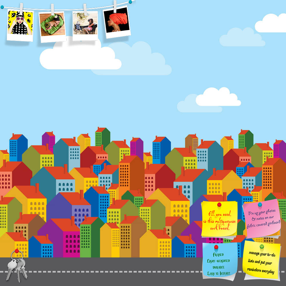 ArtzFolio Colorful City Skyline D3 Printed Bulletin Board Notice Pin Board Soft Board | Frameless-Bulletin Boards Frameless-AZ5006001BLB_FL_RF_R-0-Image Code 5006001 Vishnu Image Folio Pvt Ltd, IC 5006001, ArtzFolio, Bulletin Boards Frameless, Kids, Places, Digital Art, colorful, city, skyline, d3, printed, bulletin, board, notice, pin, soft, frameless, vector, pin up board, push pin board, extra large cork board, big pin board, notice board, small bulletin board, cork board, wall notice board, giant cork b