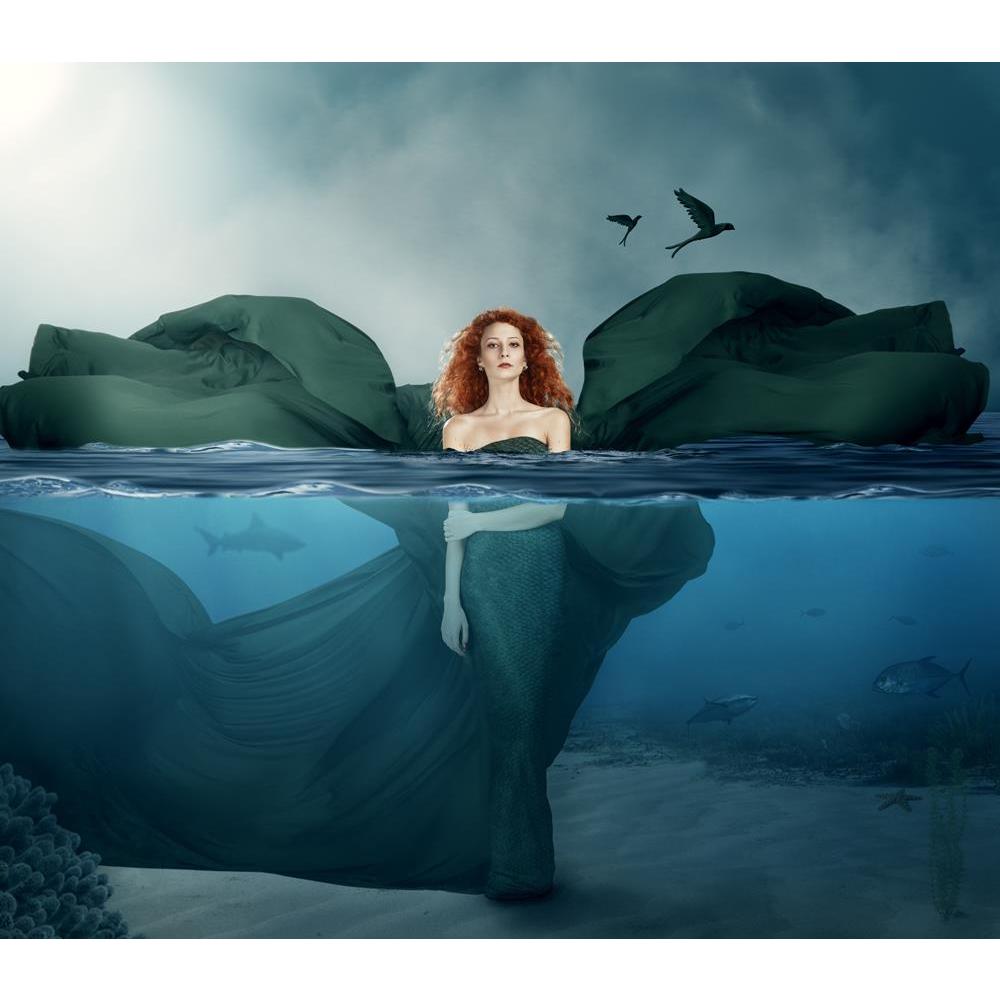 ArtzFolio Beautiful Red Haired Goddes Standing In The Water Peel & Stick Vinyl Wall Sticker-Laminated Wall Stickers-AZ5006002ART_UN_RF_R-0-Image Code 5006002 Vishnu Image Folio Pvt Ltd, IC 5006002, ArtzFolio, Laminated Wall Stickers, Figurative, Photography, beautiful, red, haired, goddes, standing, in, the, water, peel, stick, vinyl, wall, sticker, for, bedroom, large, size, decal, drawing, room, living, decorative, big, waterproof, home, office, reception, pitaara, box, designer, prints, kids, pvc, amazon