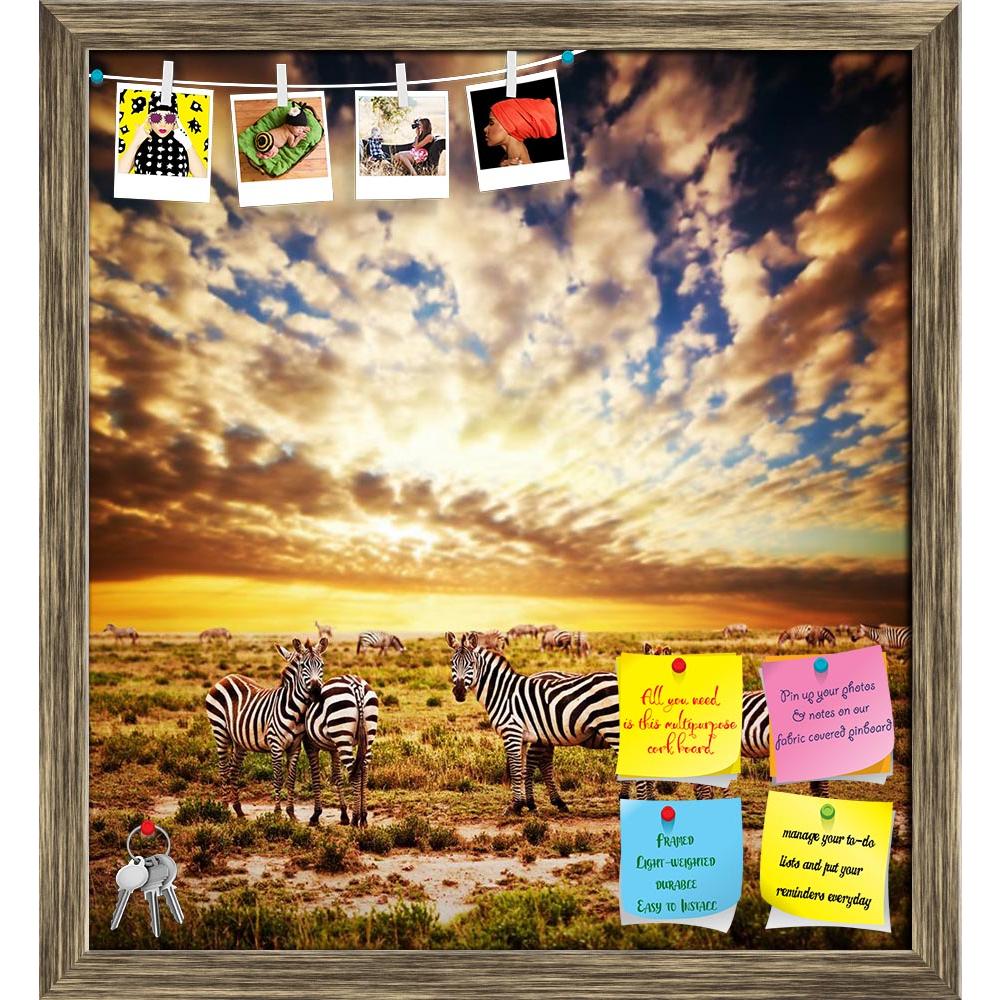 ArtzFolio Zebras Herd At Sunset, Safari in Tanzania, Africa Printed Bulletin Board Notice Pin Board Soft Board | Framed-Bulletin Boards Framed-AZ5006003BLB_FR_RF_R-0-Image Code 5006003 Vishnu Image Folio Pvt Ltd, IC 5006003, ArtzFolio, Bulletin Boards Framed, Animals, Landscapes, Photography, zebras, herd, at, sunset, safari, in, tanzania, africa, printed, bulletin, board, notice, pin, soft, framed, zebra, savanna, wildlife, serengeti, wild, mammal, stripes, animal, family, portrait, dramatic, white, black,