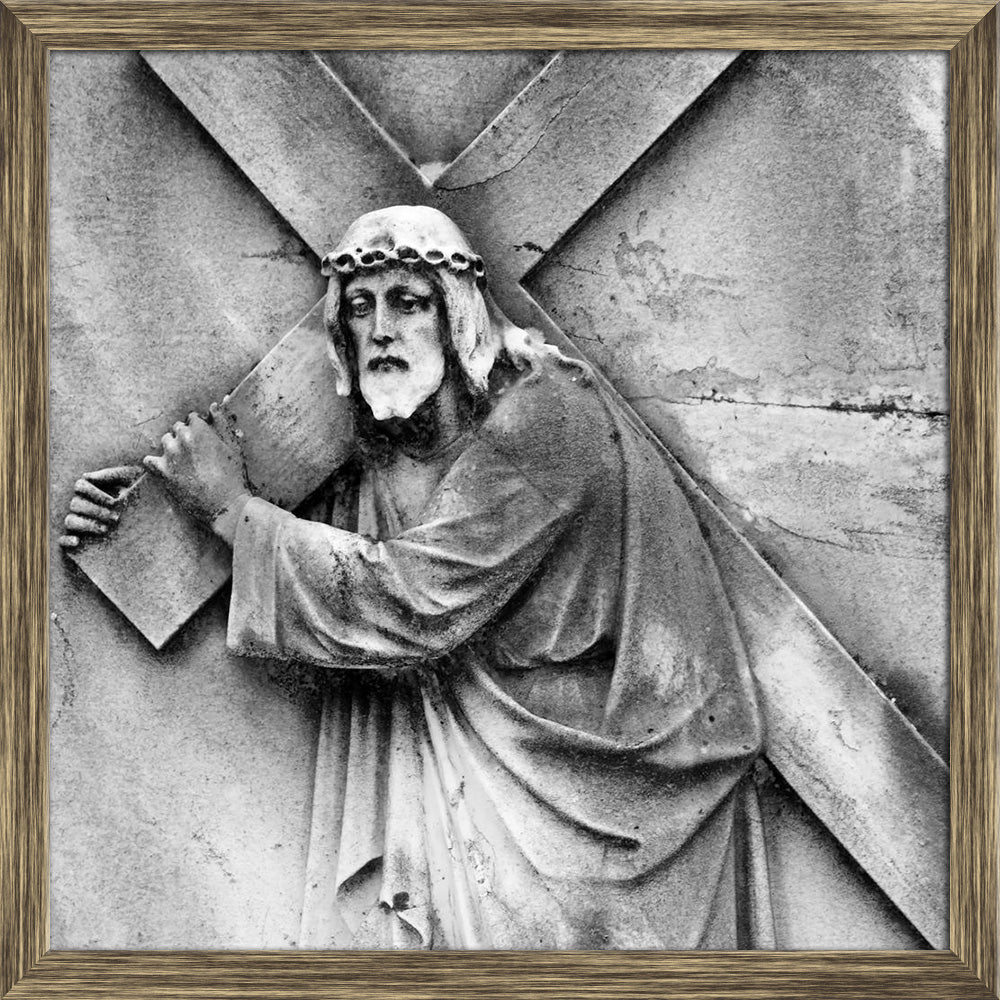 ArtzFolio Christ Carrying The Cross, Antique Bas Relief, Italy Canvas Painting-Paintings Wooden Framing-AZ5006004ART_FR_RF_R-0-Image Code 5006004 Vishnu Image Folio Pvt Ltd, IC 5006004, ArtzFolio, Paintings Wooden Framing, Places, Religious, Photography, christ, carrying, the, cross, antique, bas, relief, italy, canvas, painting, framed, print, wall, for, living, room, with, frame, poster, pitaara, box, large, size, drawing, art, split, big, office, reception, of, kids, panel, designer, decorative, amazonba