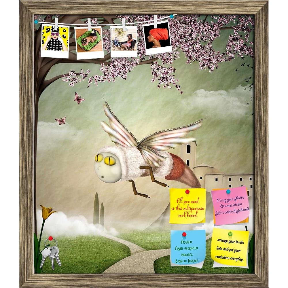 ArtzFolio Fantasy Bee In A Spring Scenery Printed Bulletin Board Notice Pin Board Soft Board | Framed-Bulletin Boards Framed-AZ5006005BLB_FR_RF_R-0-Image Code 5006005 Vishnu Image Folio Pvt Ltd, IC 5006005, ArtzFolio, Bulletin Boards Framed, Conceptual, Kids, Digital Art, fantasy, bee, in, a, spring, scenery, printed, bulletin, board, notice, pin, soft, framed, 3d, fly, fun, old, hill, tree, town, park, tale, haze, road, wings, clouds, season, church, garden, insect, tulips, nature, outdoor, flowers, cypres