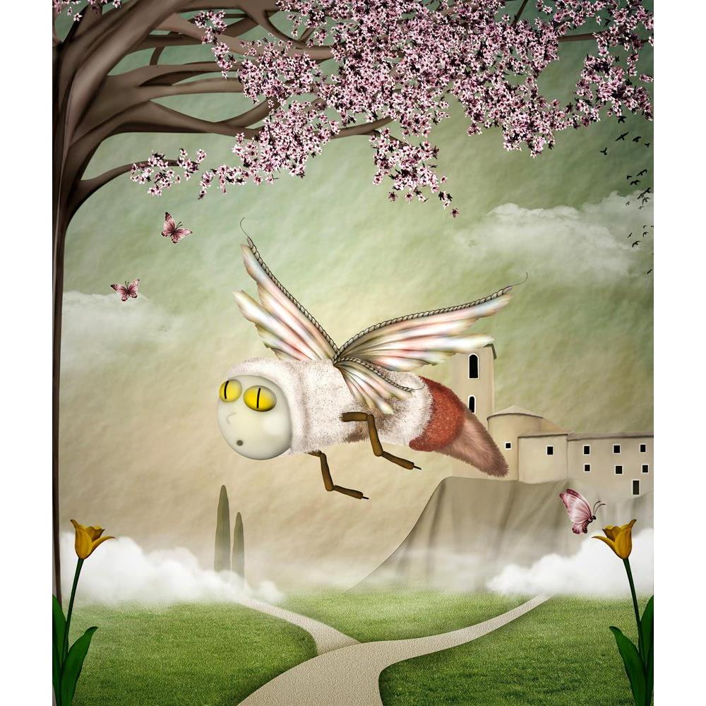 ArtzFolio Fantasy Bee In A Spring Scenery Unframed Premium Canvas Painting-Paintings Unframed Premium-AZ5006005ART_UN_RF_R-0-Image Code 5006005 Vishnu Image Folio Pvt Ltd, IC 5006005, ArtzFolio, Paintings Unframed Premium, Conceptual, Kids, Digital Art, fantasy, bee, in, a, spring, scenery, unframed, premium, canvas, painting, large, size, print, wall, for, living, room, without, frame, decorative, poster, art, pitaara, box, drawing, photography, amazonbasics, big, designer, office, reception, reprint, bedr