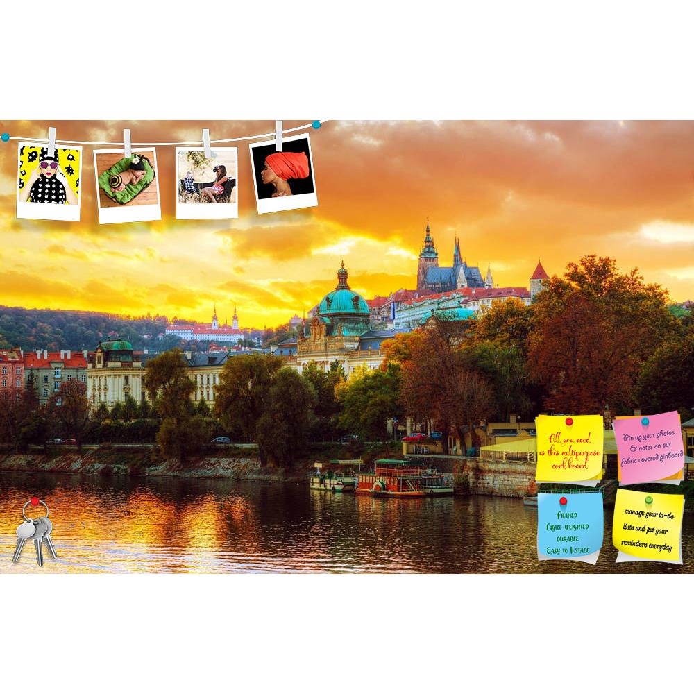 ArtzFolio Old Prague from Charles Bridge Side at Sunset Printed Bulletin Board Notice Pin Board Soft Board | Frameless-Bulletin Boards Frameless-AZ5006011BLB_FL_RF_R-0-Image Code 5006011 Vishnu Image Folio Pvt Ltd, IC 5006011, ArtzFolio, Bulletin Boards Frameless, Landscapes, Places, Photography, old, prague, from, charles, bridge, side, at, sunset, printed, bulletin, board, notice, pin, soft, frameless, hradcany, castle, czech, republic, river, europe, cathedral, bohemia, travel, architecture, destinations