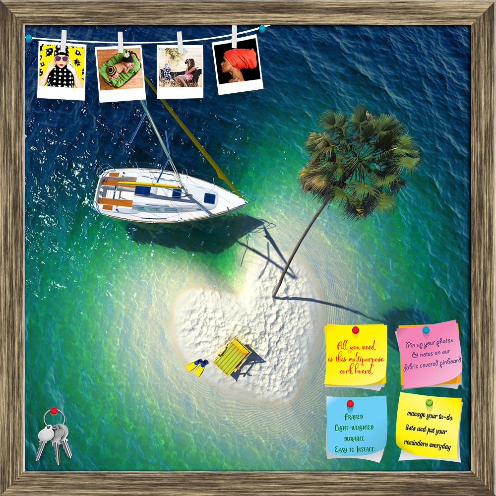 ArtzFolio Wonderful Holiday In A Tropical Paradise Printed Bulletin Board Notice Pin Board Soft Board | Framed-Bulletin Boards Framed-AZ5006012BLB_FR_RF_R-0-Image Code 5006012 Vishnu Image Folio Pvt Ltd, IC 5006012, ArtzFolio, Bulletin Boards Framed, Landscapes, Photography, wonderful, holiday, in, a, tropical, paradise, printed, bulletin, board, notice, pin, soft, framed, heart, island, concept, beach, caribbean, palm, 3d, sea, aerial, background, beautiful, beauty, blue, breeze, chair, coast, coastline, d