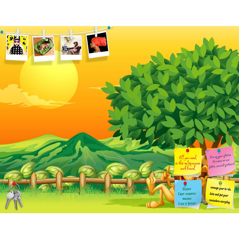 ArtzFolio King Lion Inside The Wooden Fence Printed Bulletin Board Notice Pin Board Soft Board | Frameless-Bulletin Boards Frameless-AZ5006013BLB_FL_RF_R-0-Image Code 5006013 Vishnu Image Folio Pvt Ltd, IC 5006013, ArtzFolio, Bulletin Boards Frameless, Animals, Kids, Digital Art, king, lion, inside, the, wooden, fence, printed, bulletin, board, notice, pin, soft, frameless, illustration, pin up board, push pin board, extra large cork board, big pin board, notice board, small bulletin board, cork board, wall