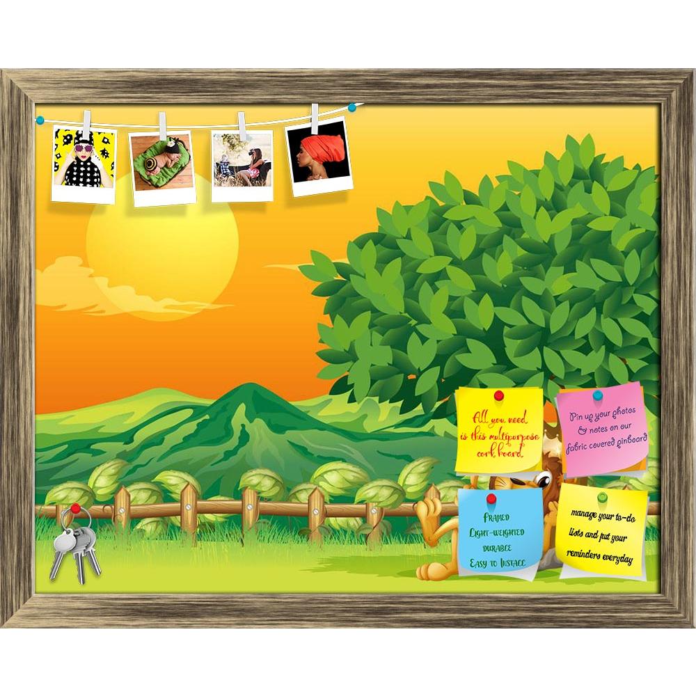ArtzFolio King Lion Inside The Wooden Fence Printed Bulletin Board Notice Pin Board Soft Board | Framed-Bulletin Boards Framed-AZ5006013BLB_FR_RF_R-0-Image Code 5006013 Vishnu Image Folio Pvt Ltd, IC 5006013, ArtzFolio, Bulletin Boards Framed, Animals, Kids, Digital Art, king, lion, inside, the, wooden, fence, printed, bulletin, board, notice, pin, soft, framed, illustration, pin up board, push pin board, extra large cork board, big pin board, notice board, small bulletin board, cork board, wall notice boar